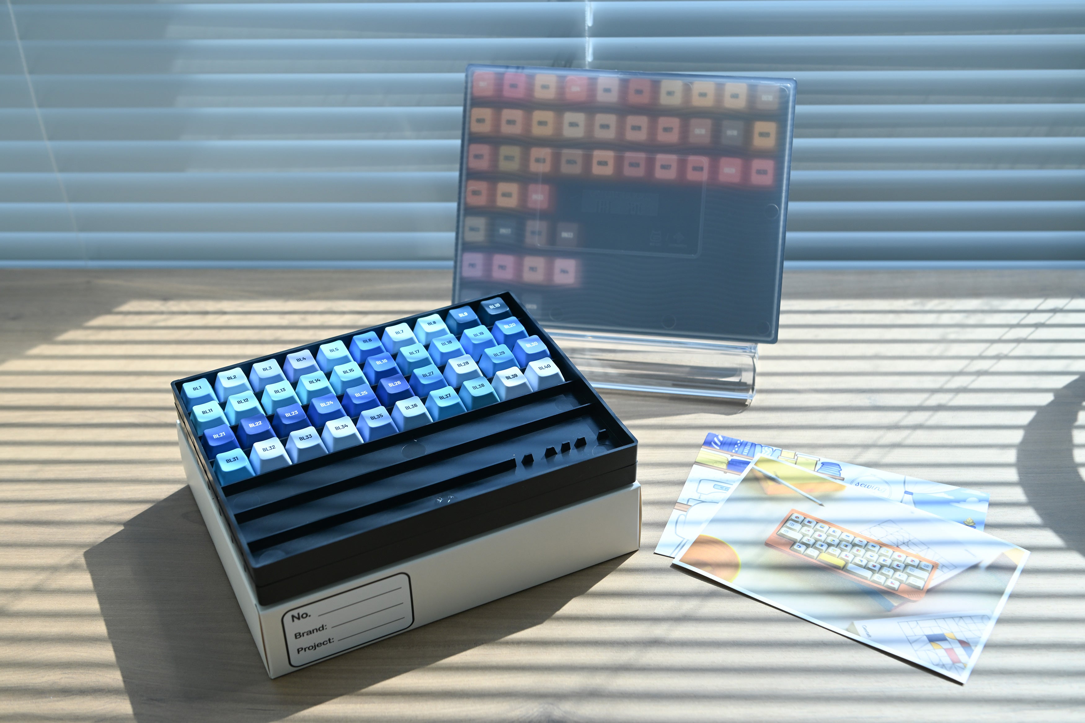 3 Layer Keycap Trays - Excluded Keycaps