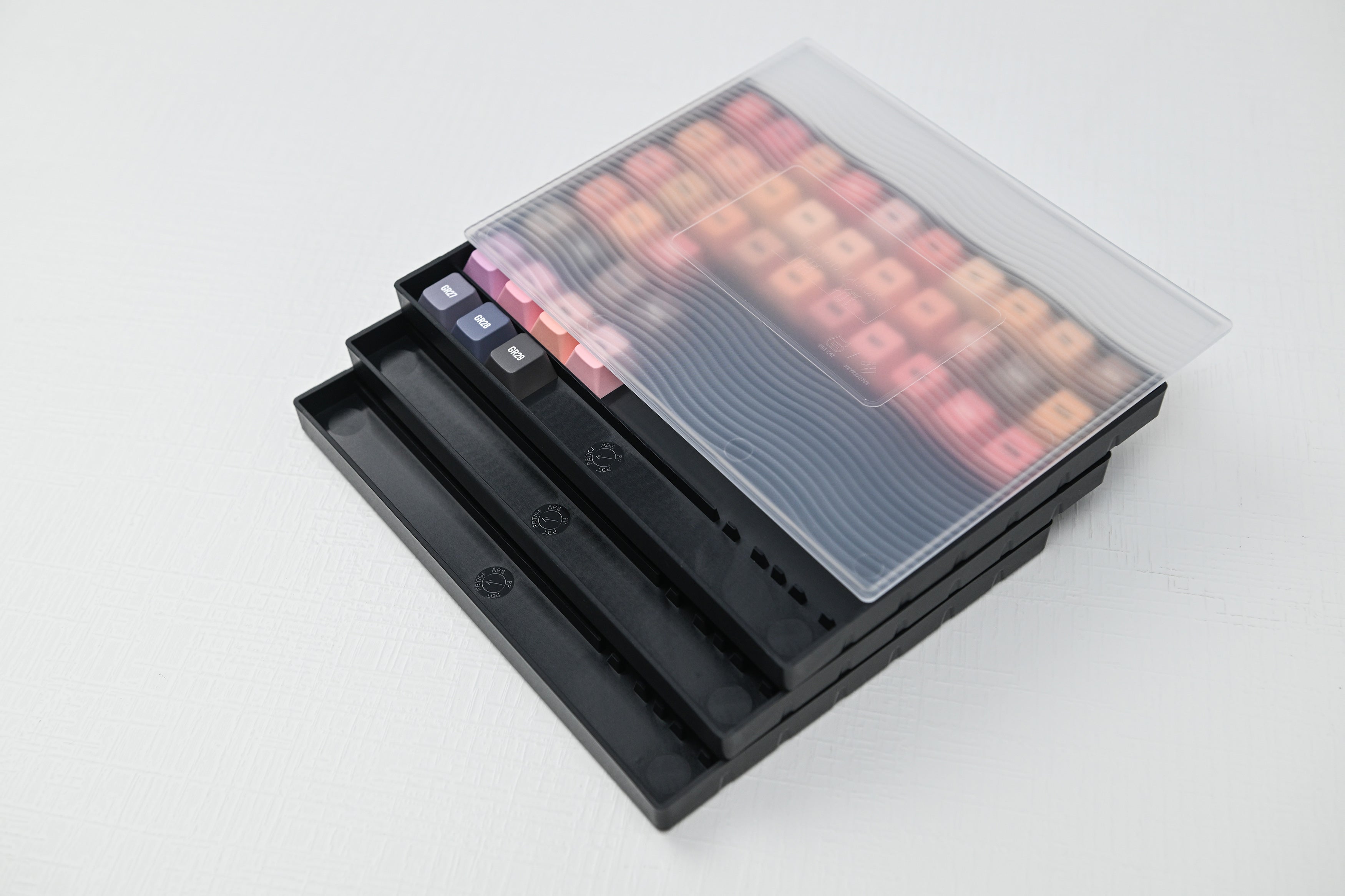 3 Layer Keycap Trays - Excluded Keycaps