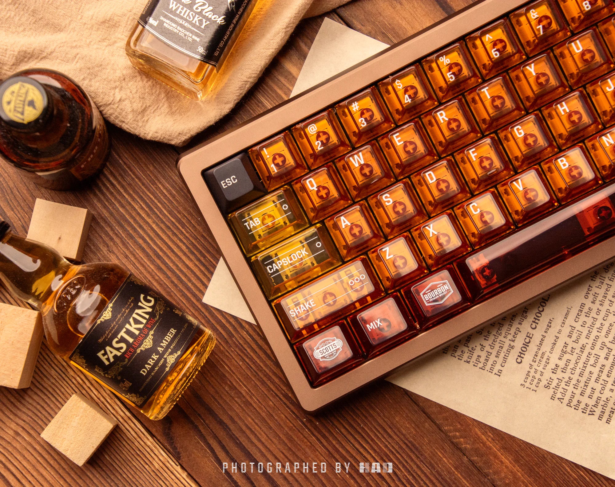 ABS Bartender Cherry Profile Keycaps