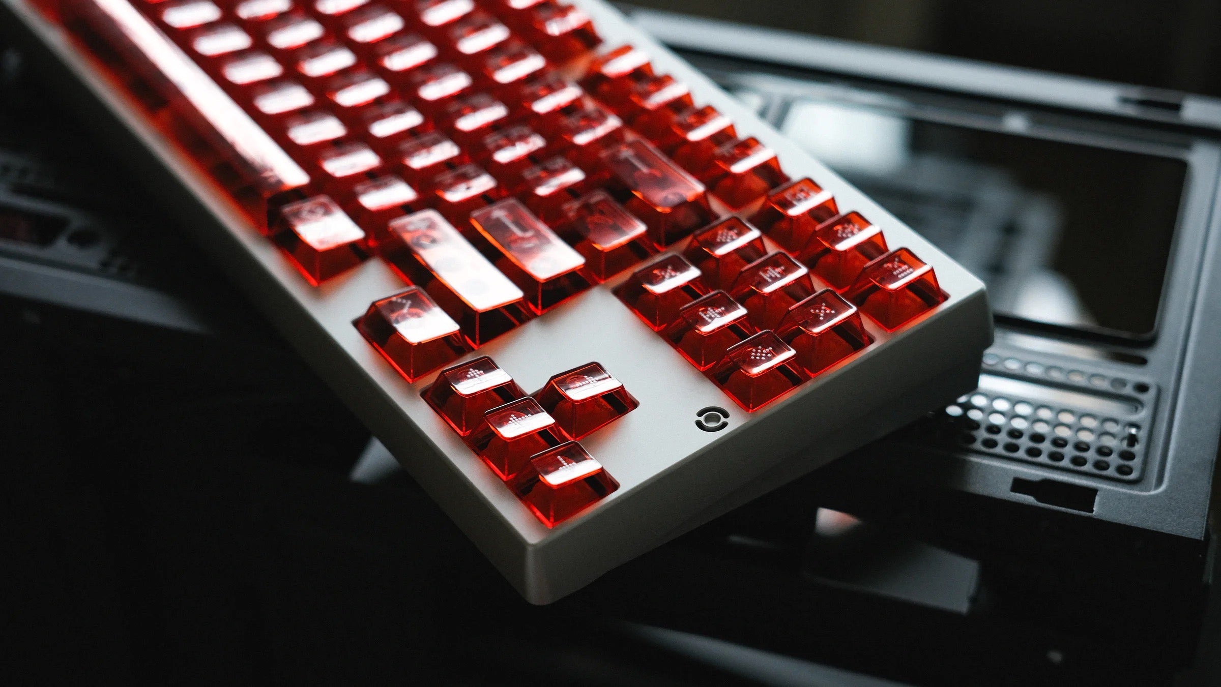 Asimov Cherry Profile Transparent Keycaps