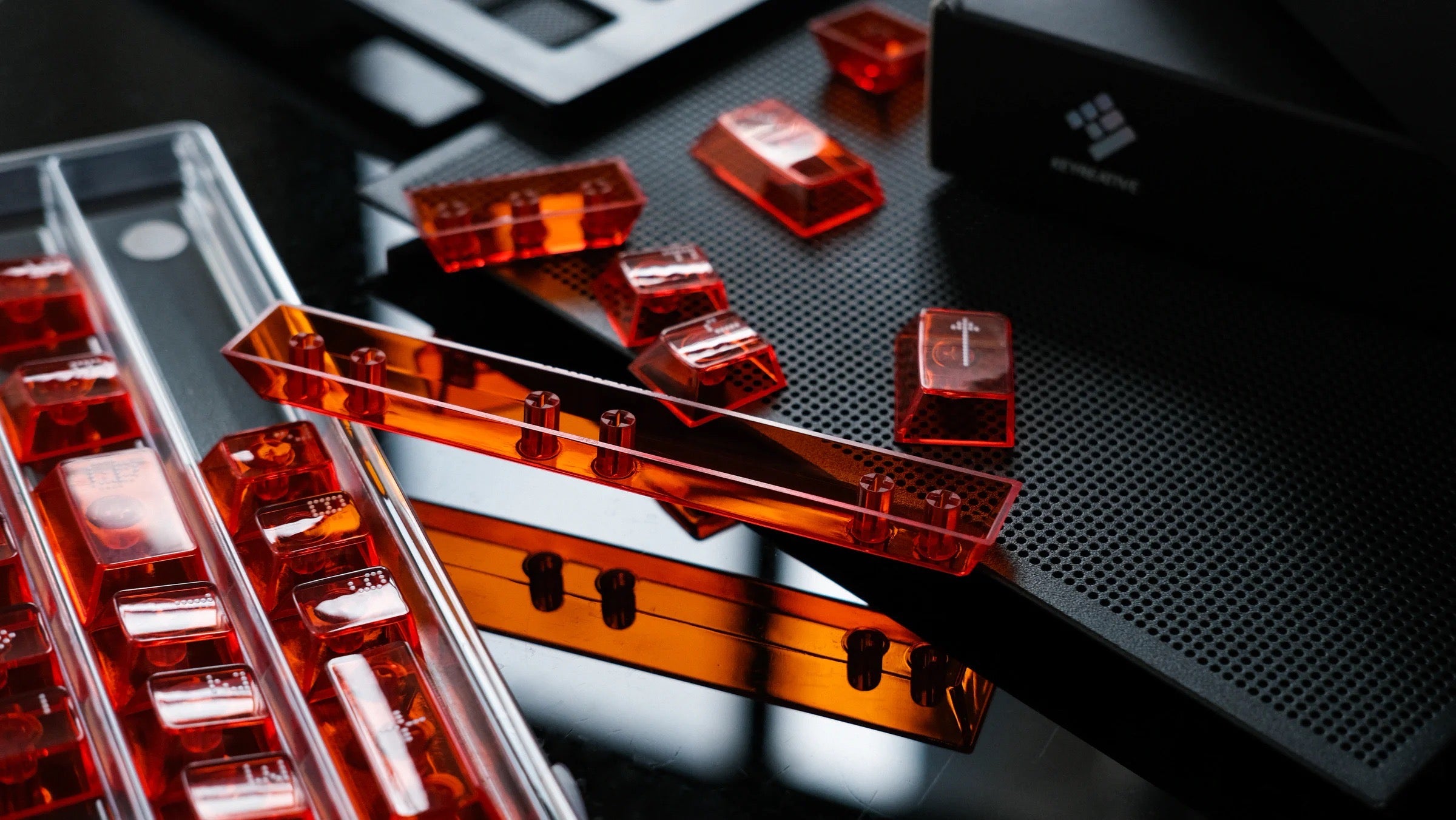 Asimov Cherry Profile Transparent Keycaps