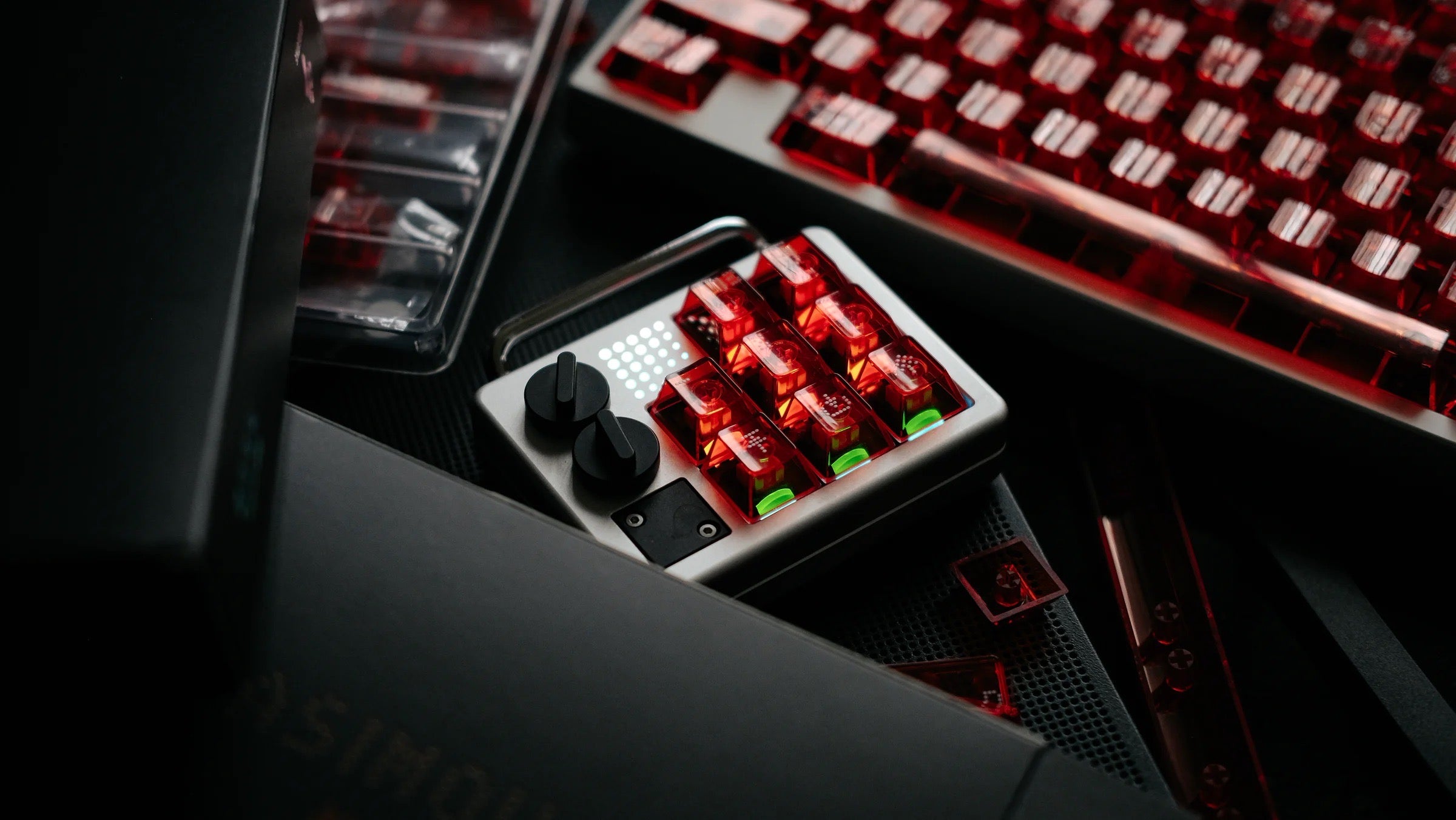 Asimov Cherry Profile Transparent Keycaps