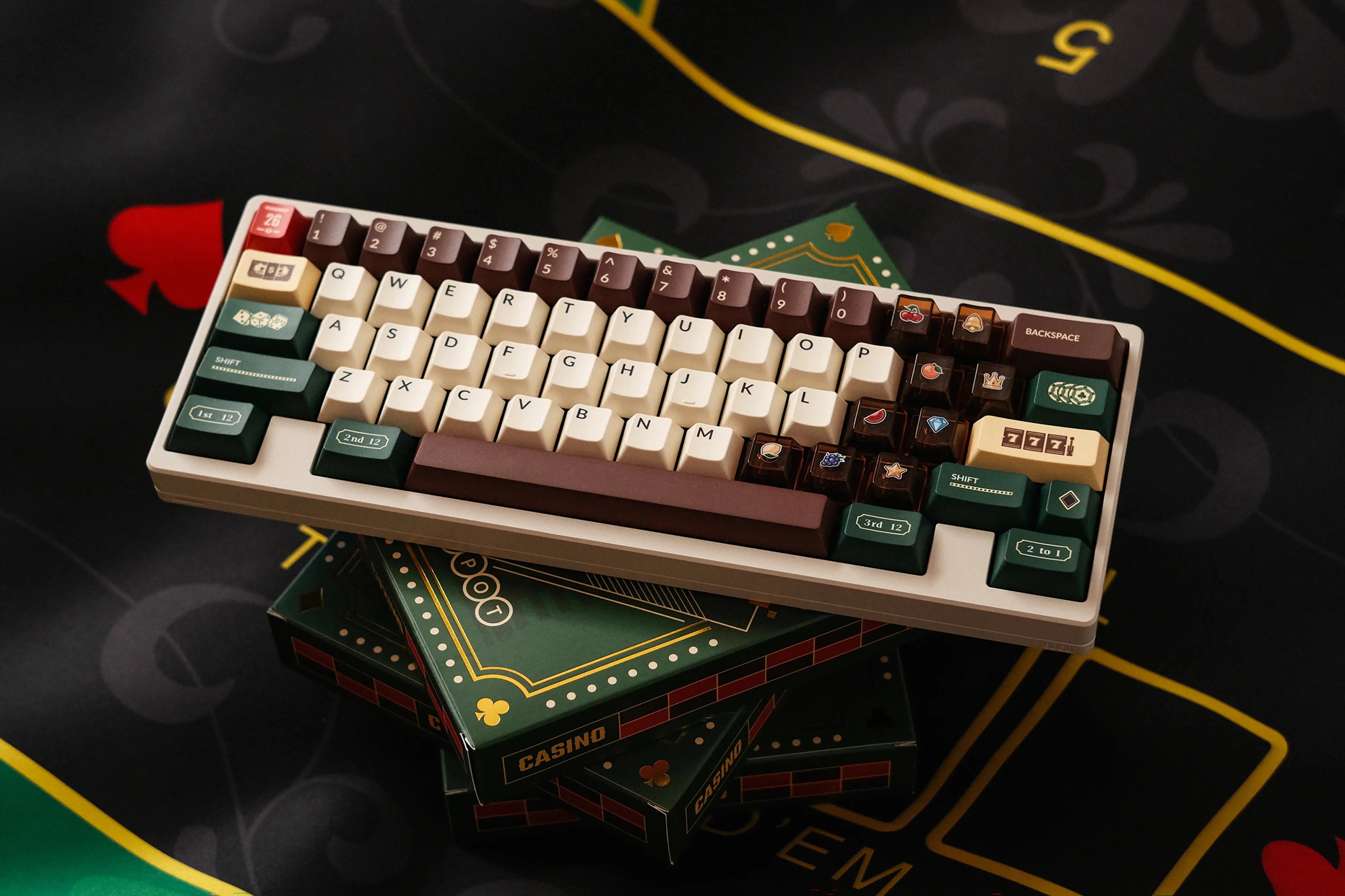 Casino Cherry Profile Keycaps