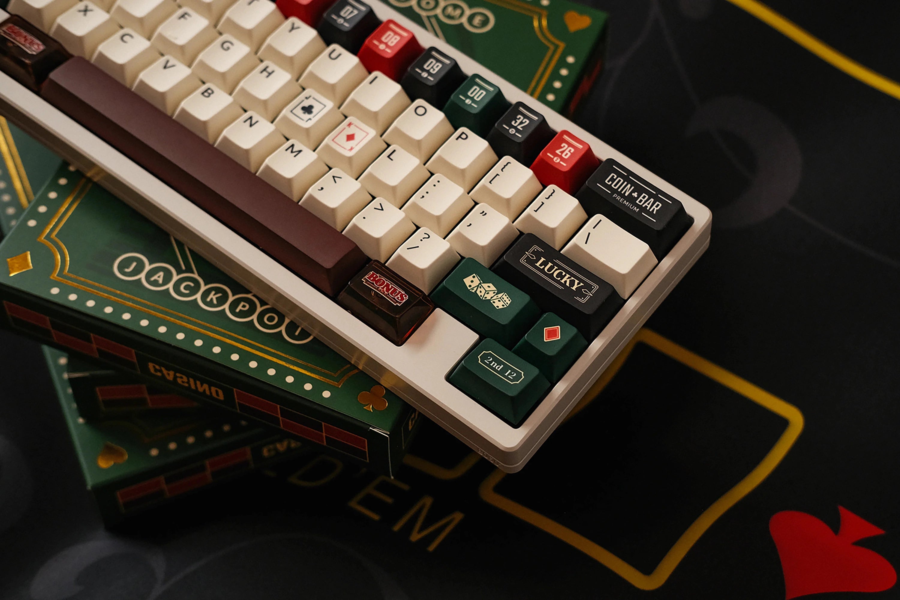 Casino Cherry Profile Keycaps