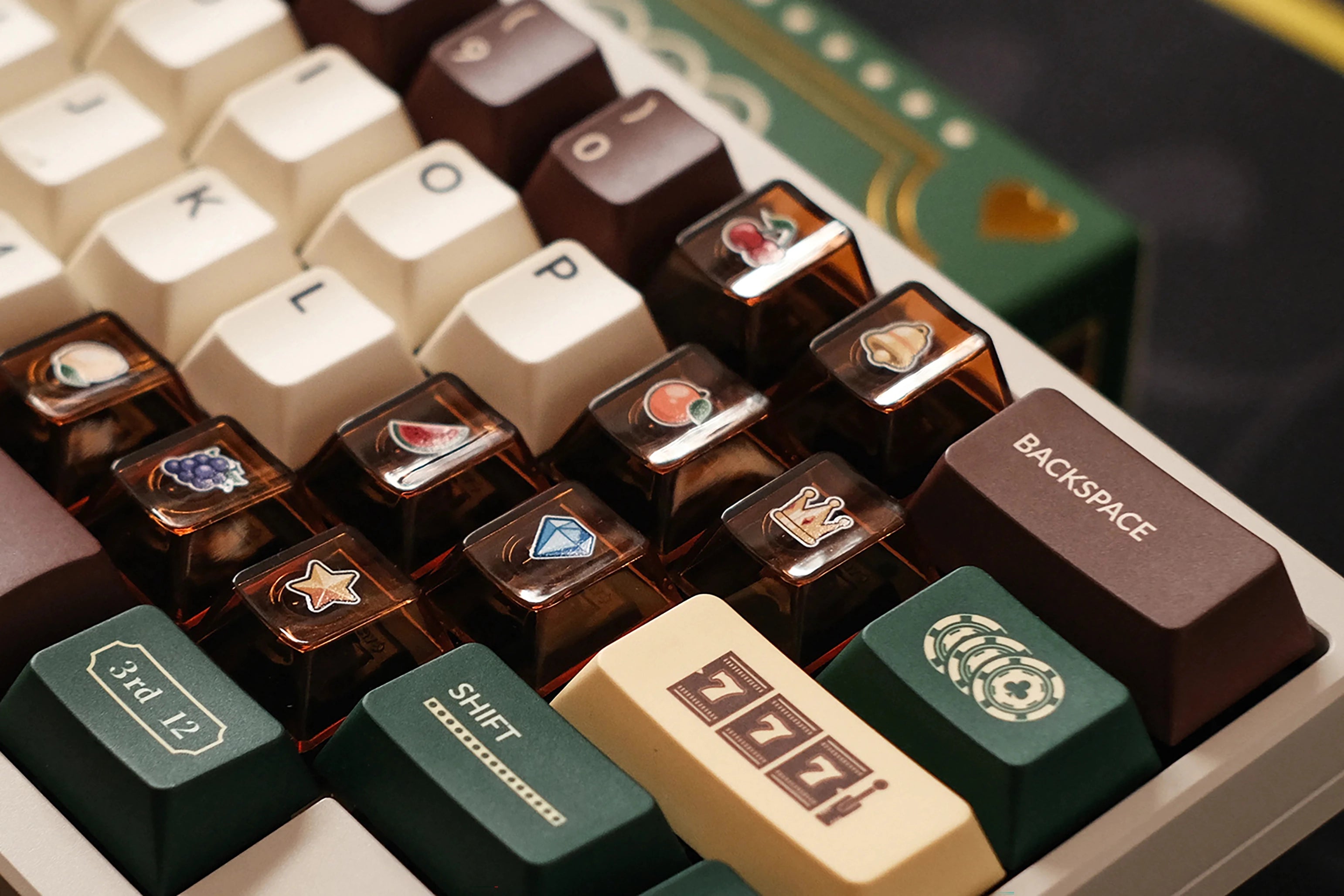 Casino Cherry Profile Keycaps