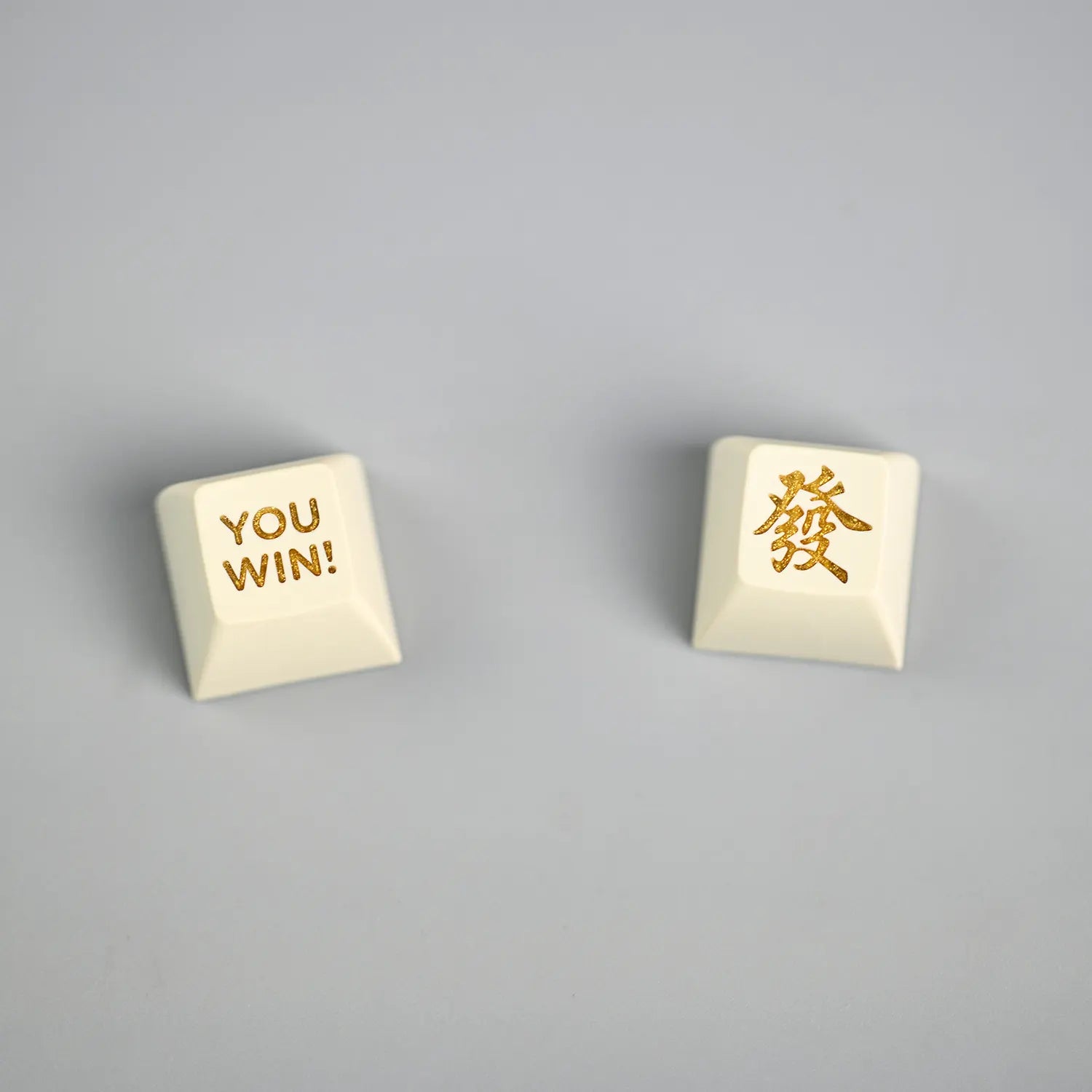 Collector Doubleshot KAT Novelty Keycaps-Gold Fat Choy