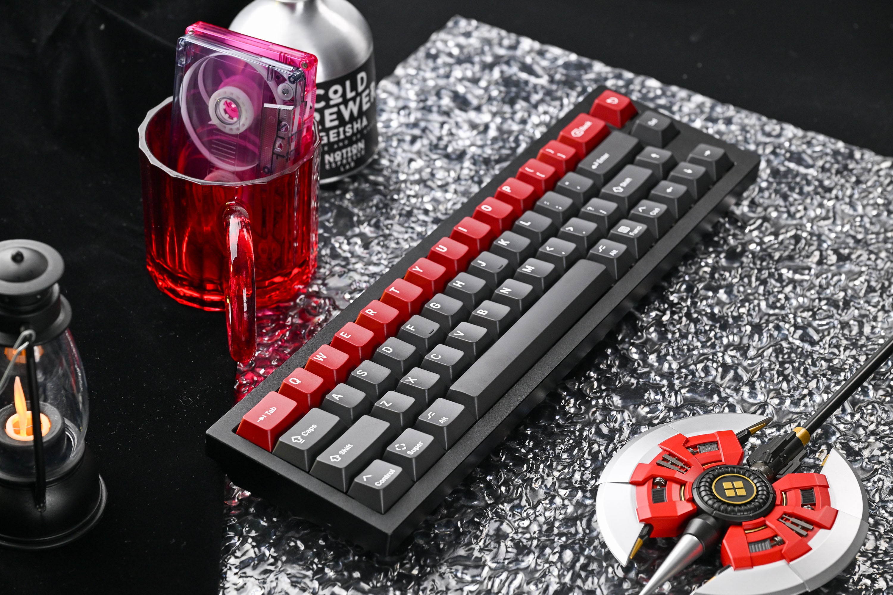 KAP Grey Alert Keycaps