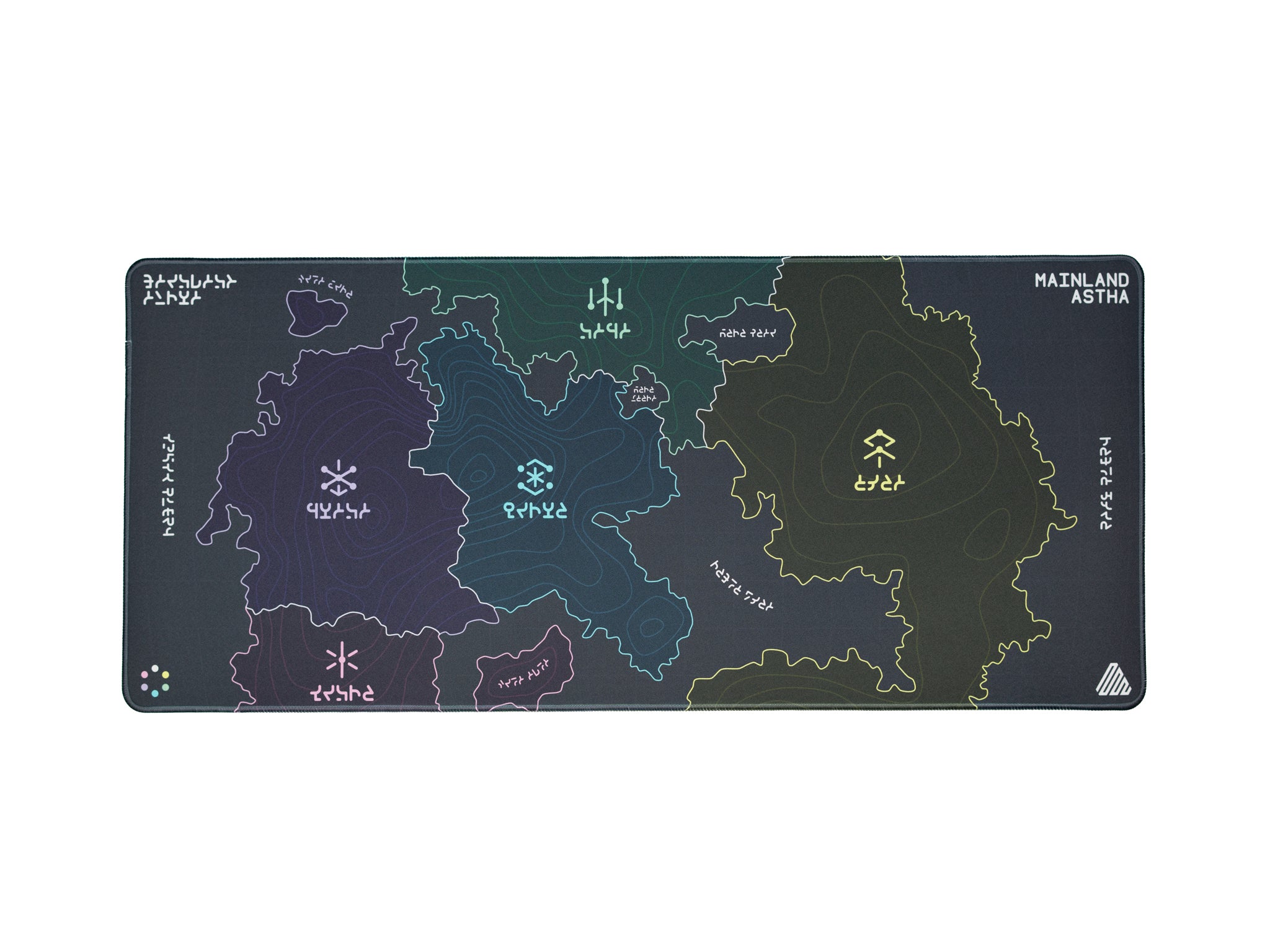 KAM ASTHA Thickened PBT Keycaps-Asthan Deskmat