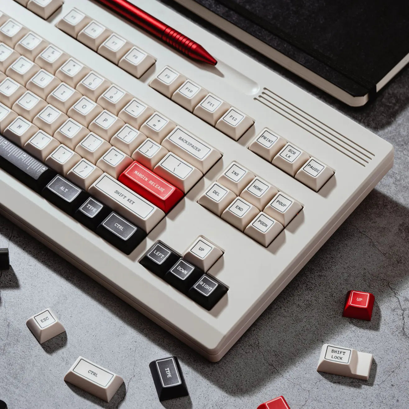 KAM Outline Thickened PBT Keycaps