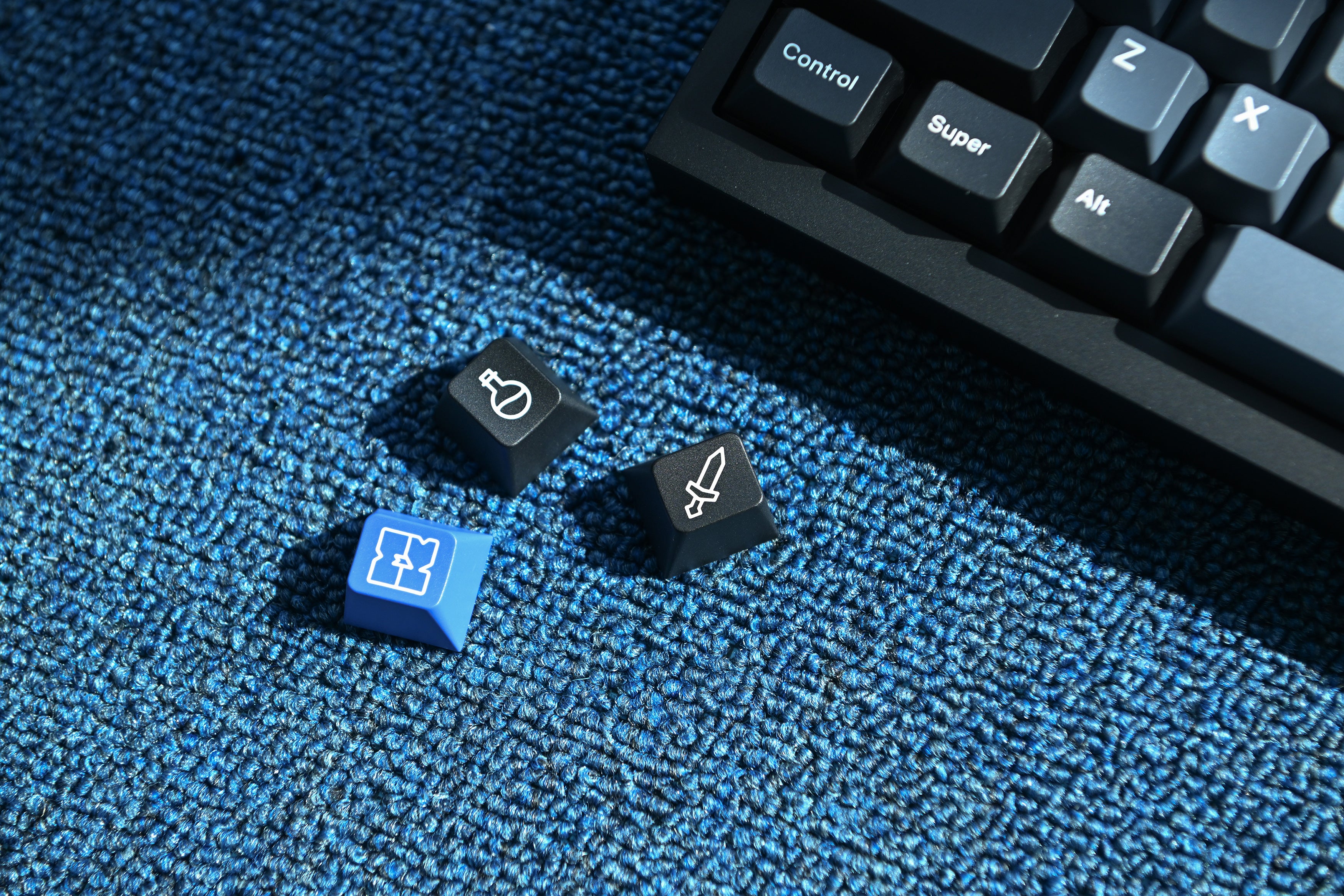 KAP Disconnected Dark Cherry Profile Keycaps