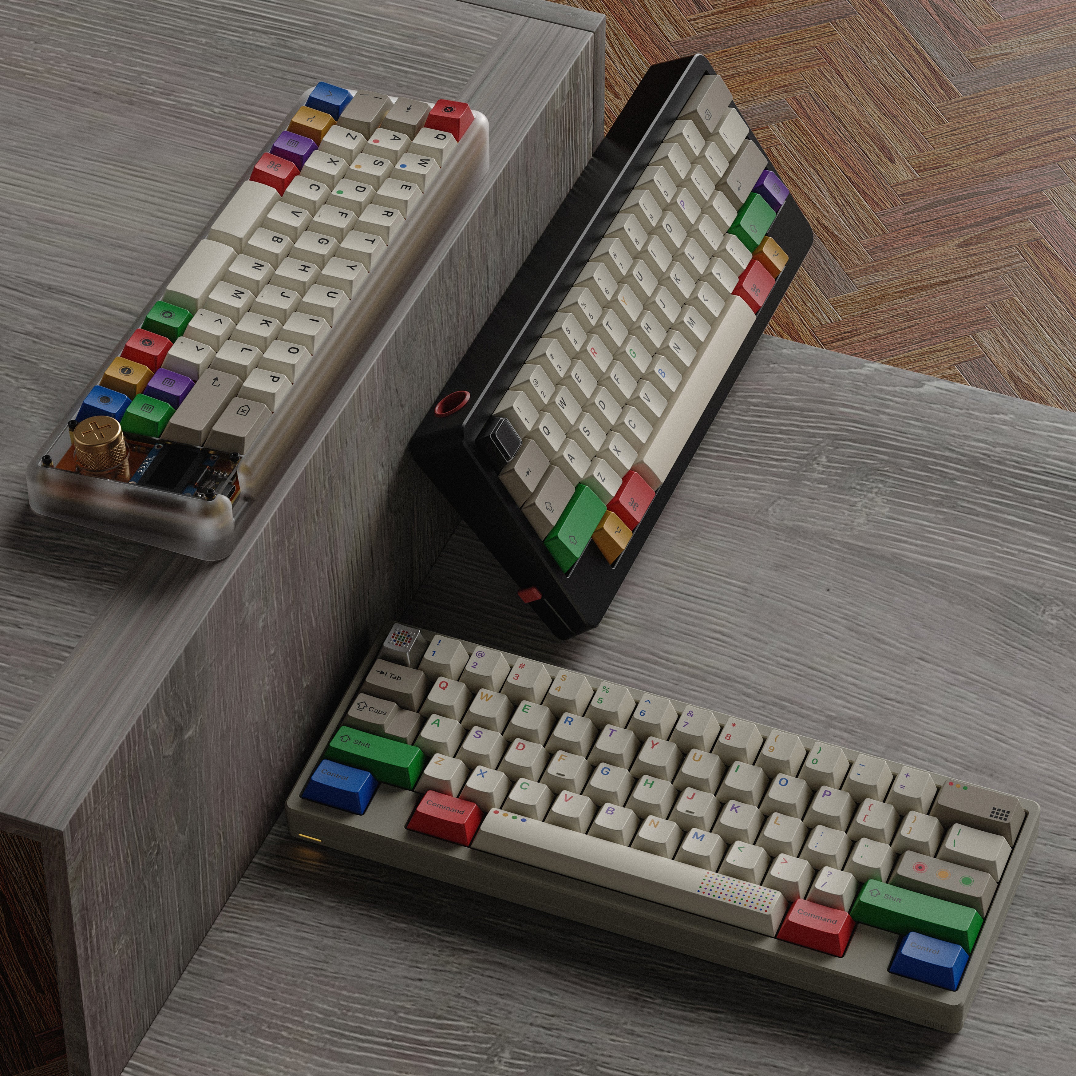 KAP_Retro Lights R2 Keycaps