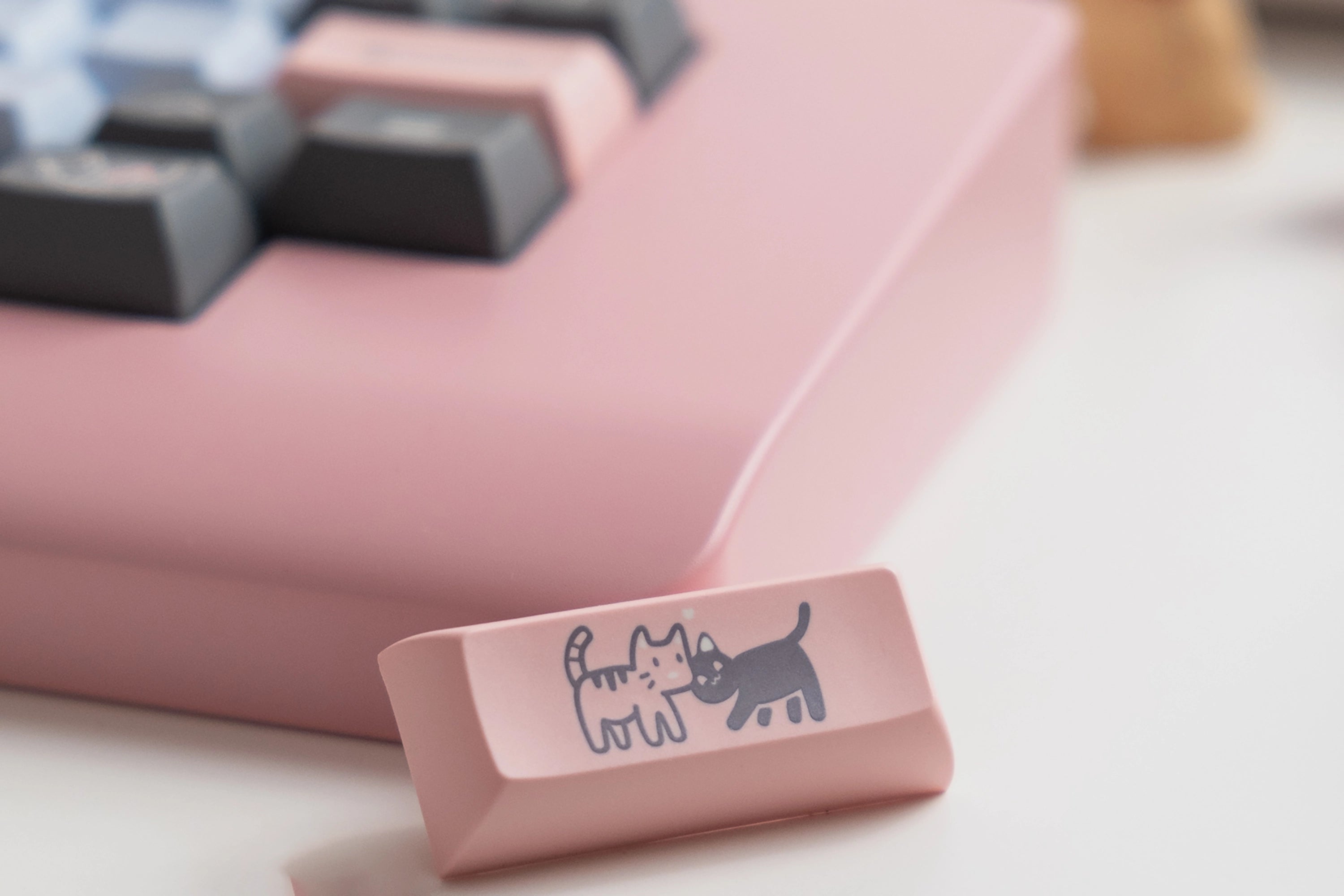 KAT Floofy Boi Thickened Double Shot PBT Keycaps