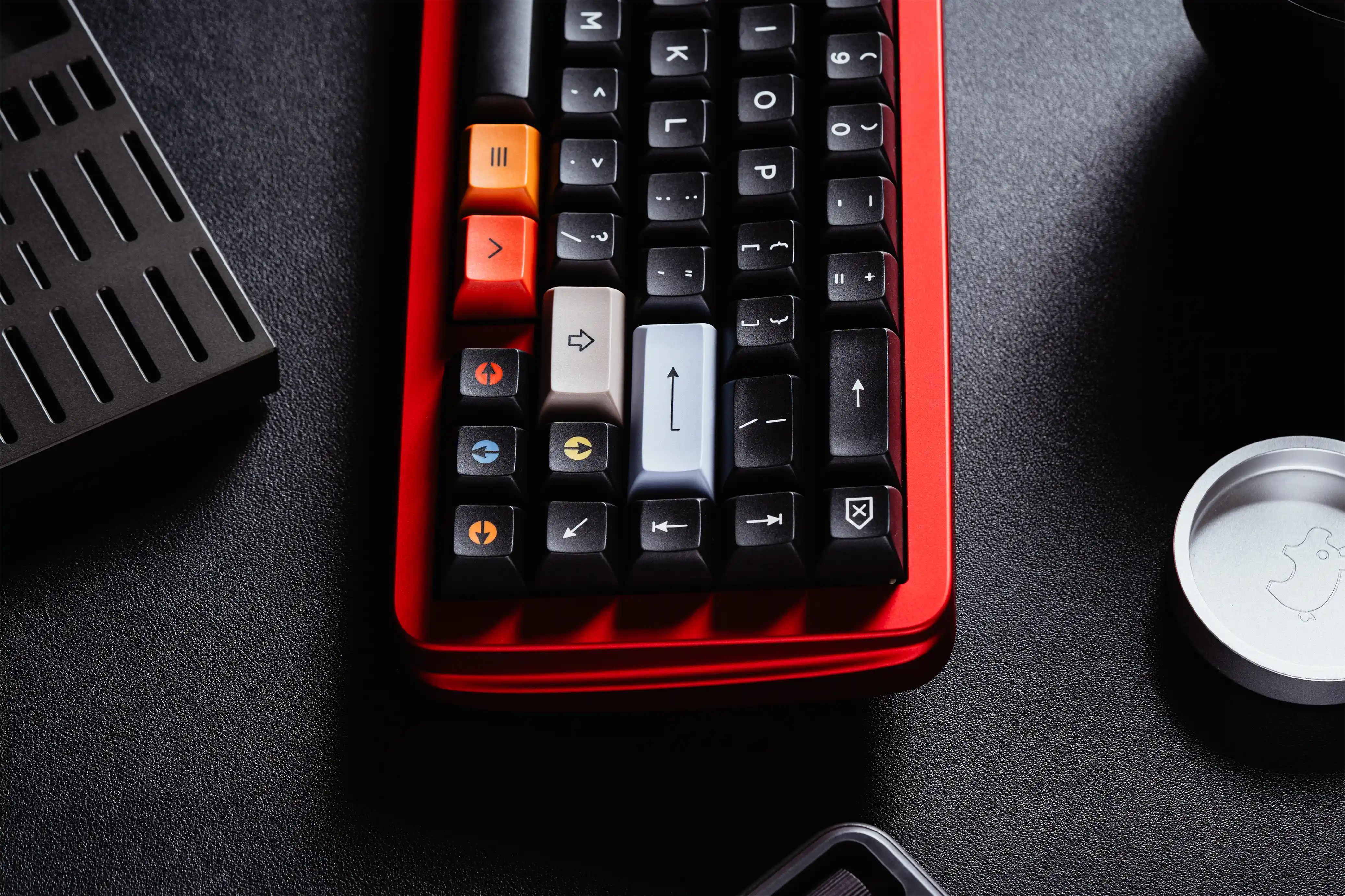KAT White on Black + Extensions Thickened Double Shot PBT Keycaps