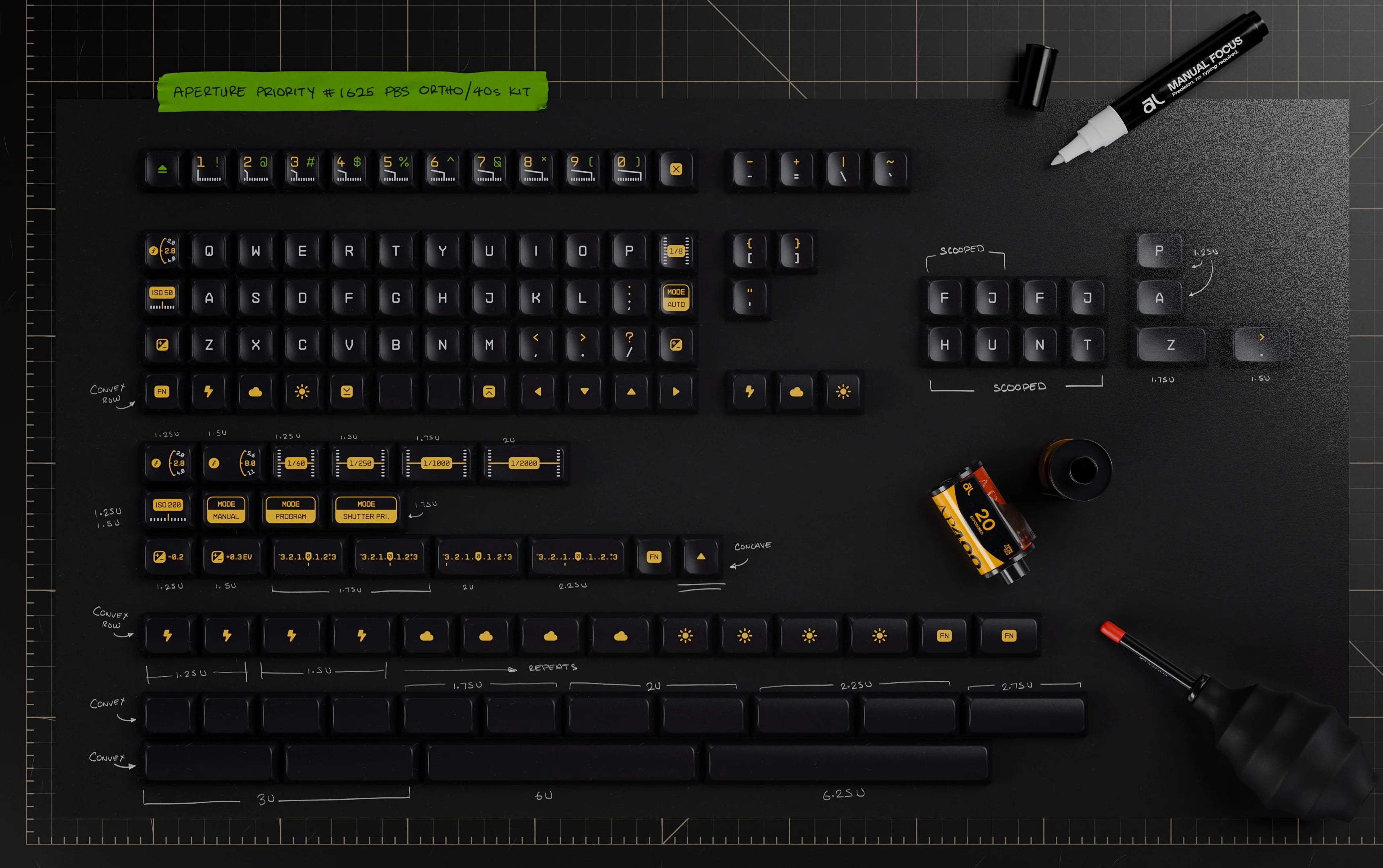 PBS Aperture Priority Keycaps