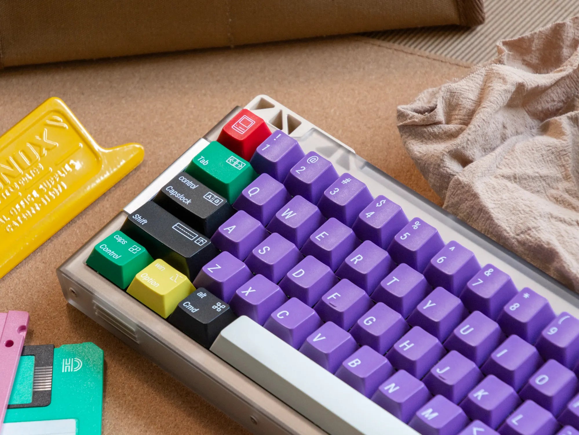 Pixel Cube ABS Cherry Profile Keycaps