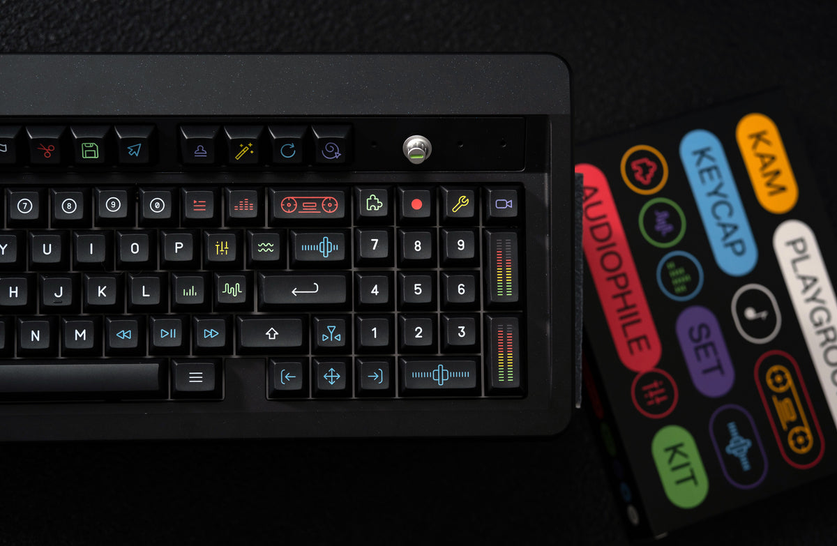 Playground KAM Profile PBT Keycaps|Keyreative