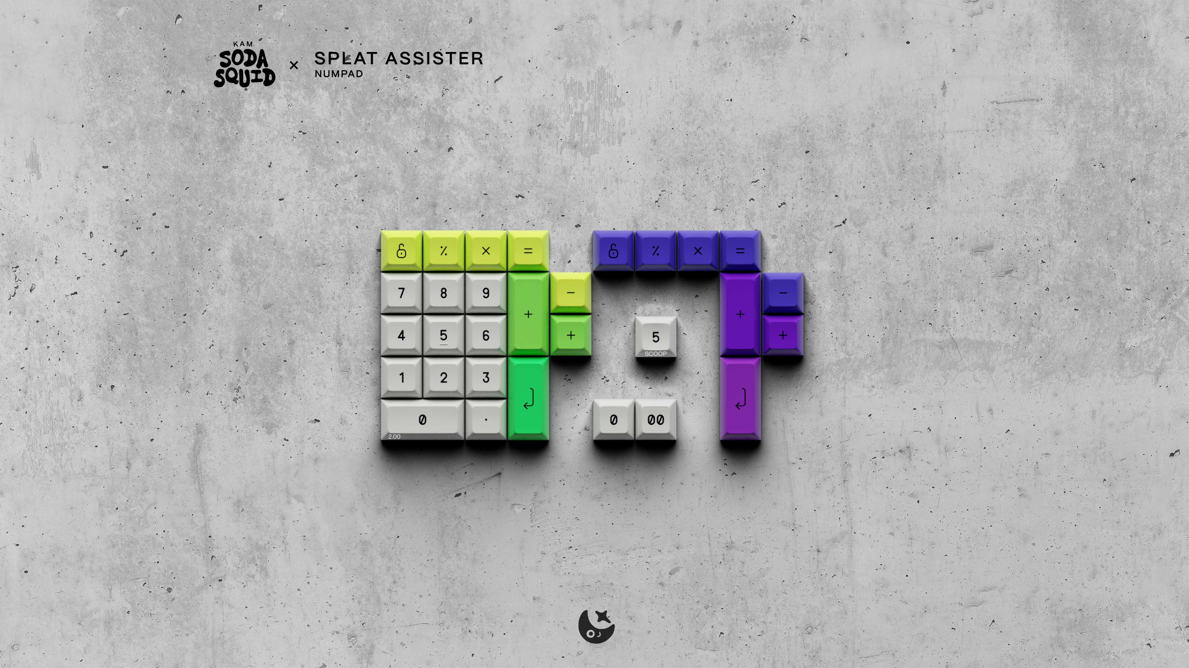 Soda Squid KAM Profile PBT Keycaps