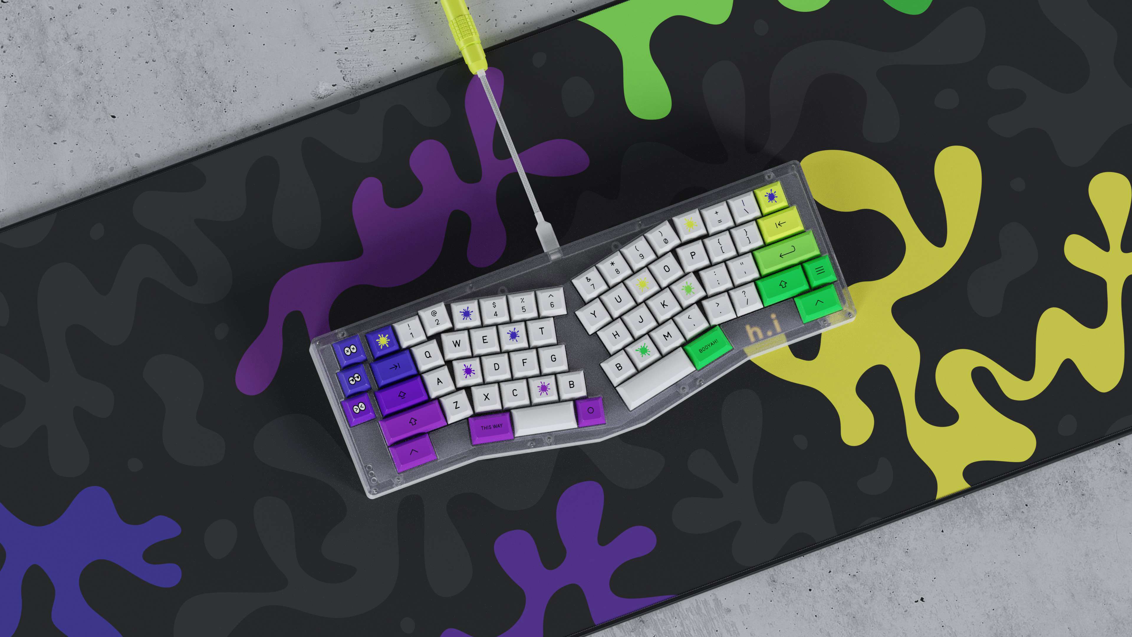 Soda Squid KAM Profile PBT Keycaps