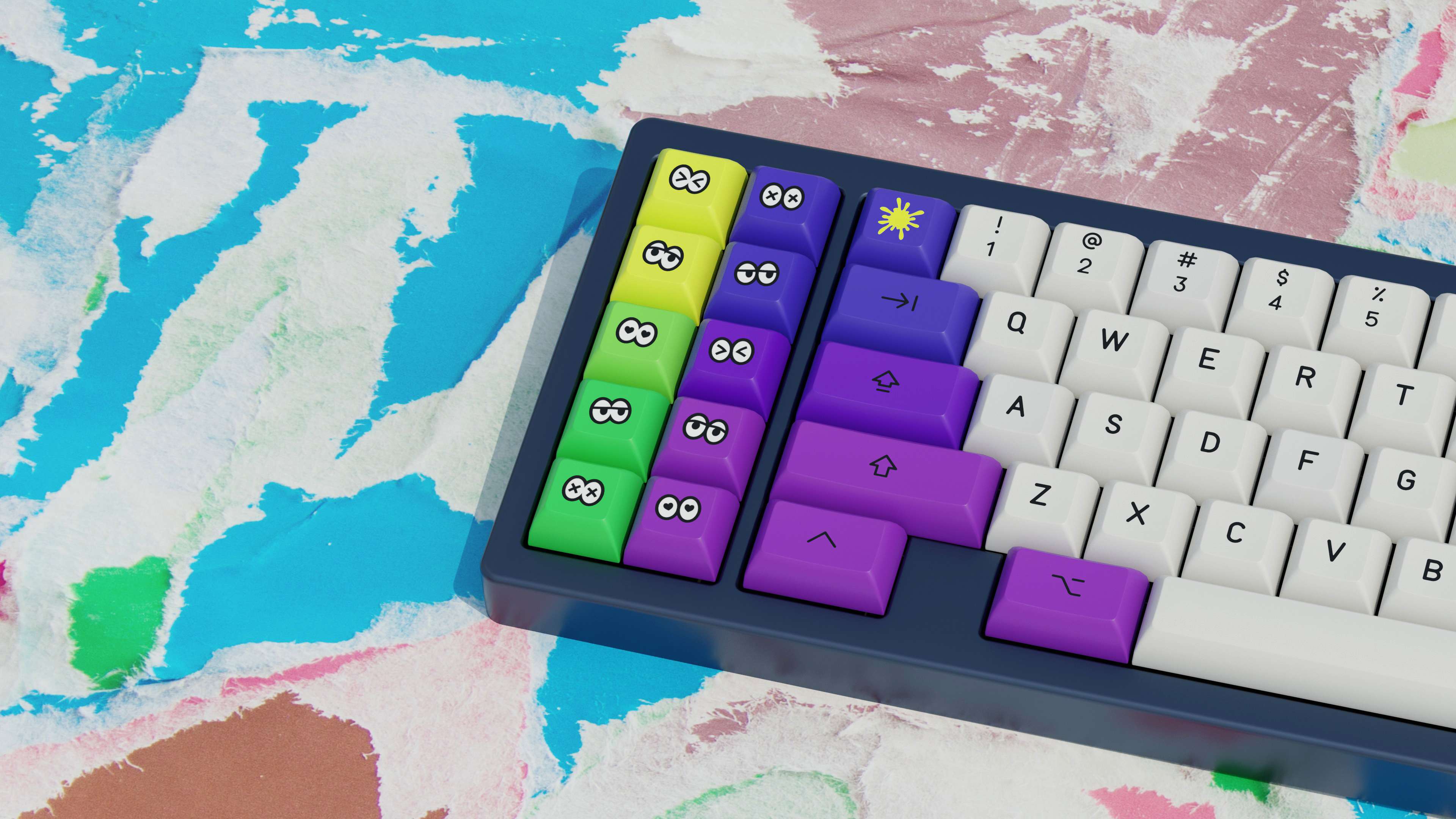 Soda Squid KAM Profile PBT Keycaps