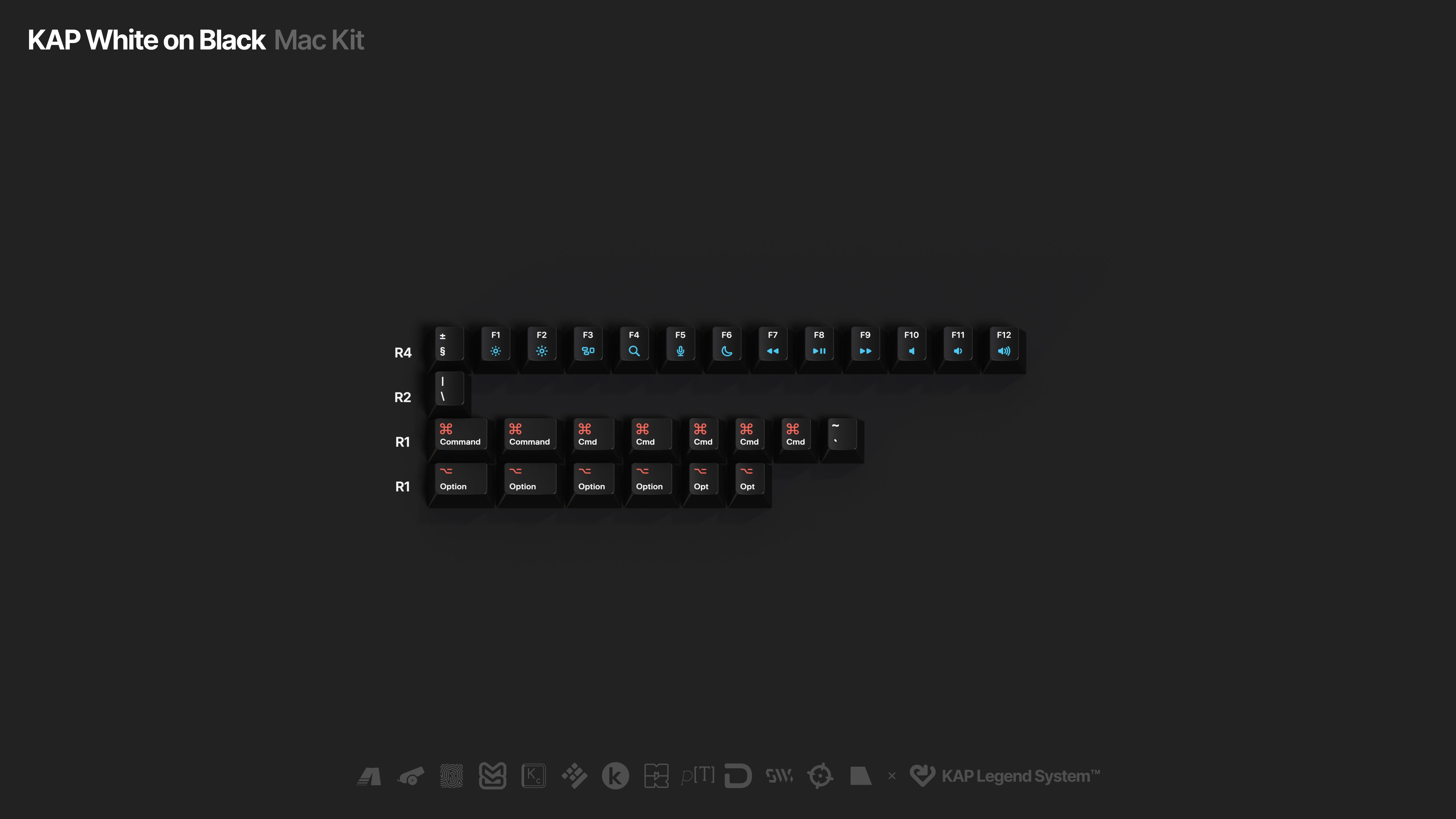 KAP WOB Cherry Profile Keycaps