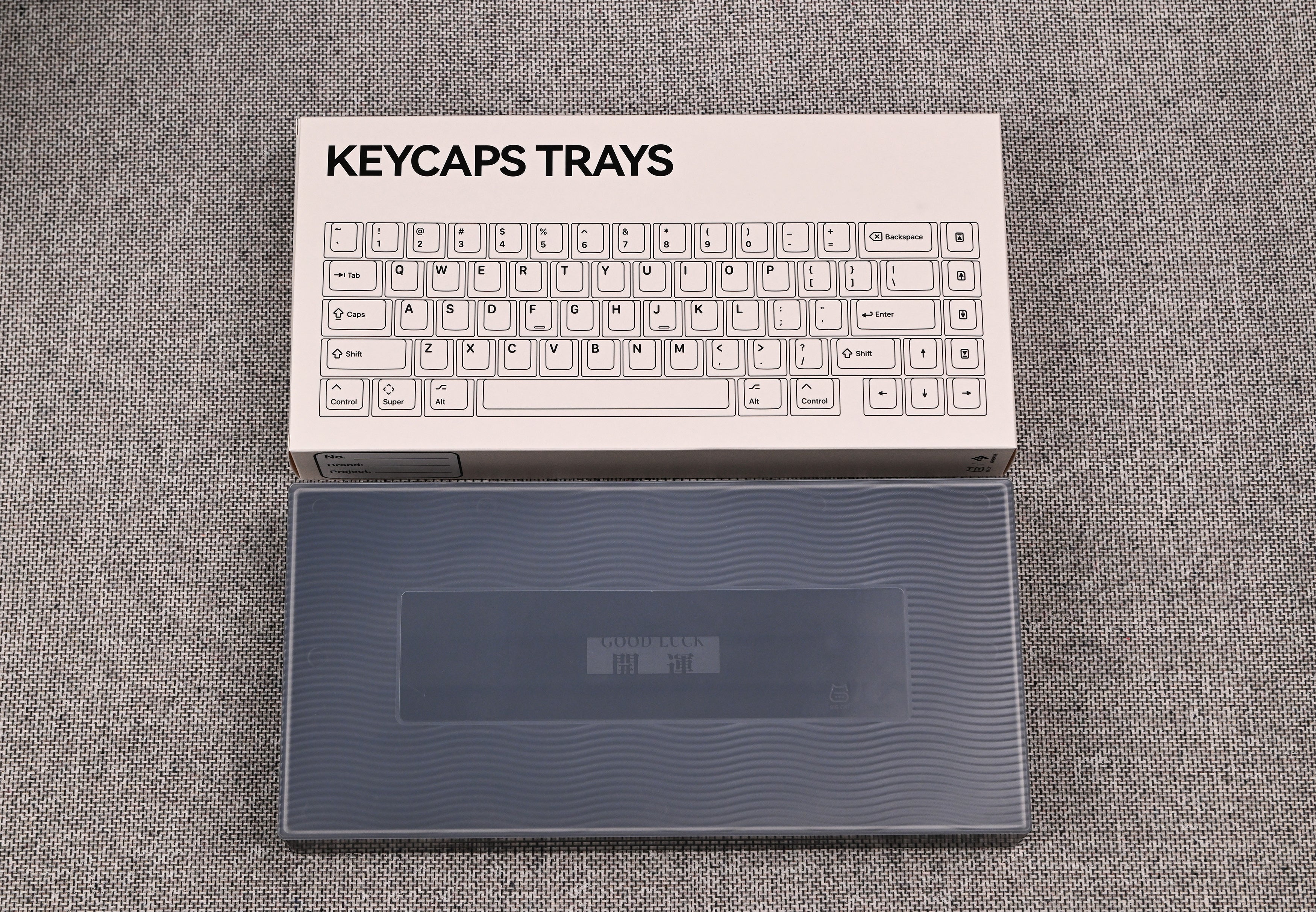 3 Layer Keycap Trays - Excluded Keycaps