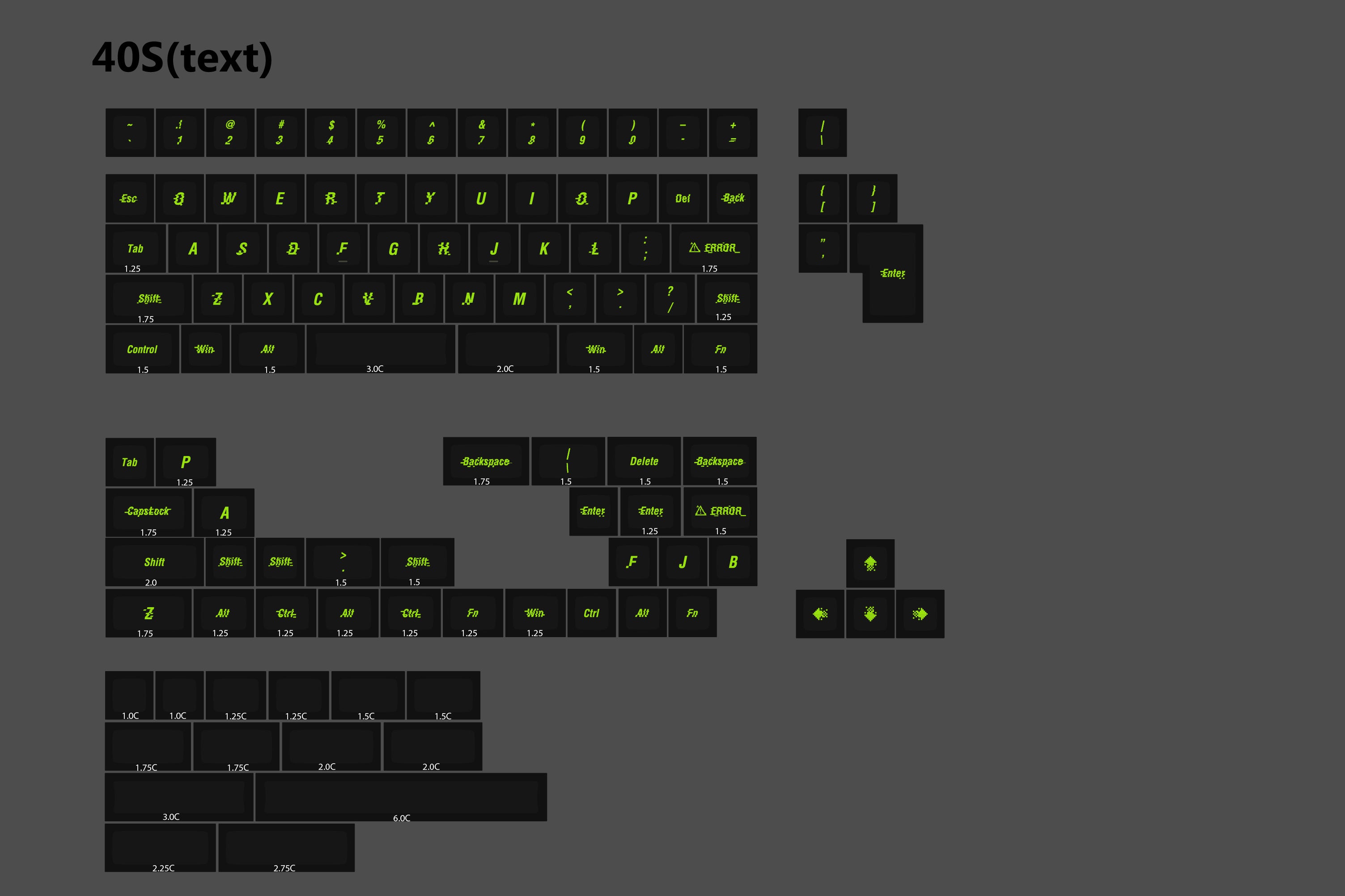 404 Error KAM Profile Keycaps