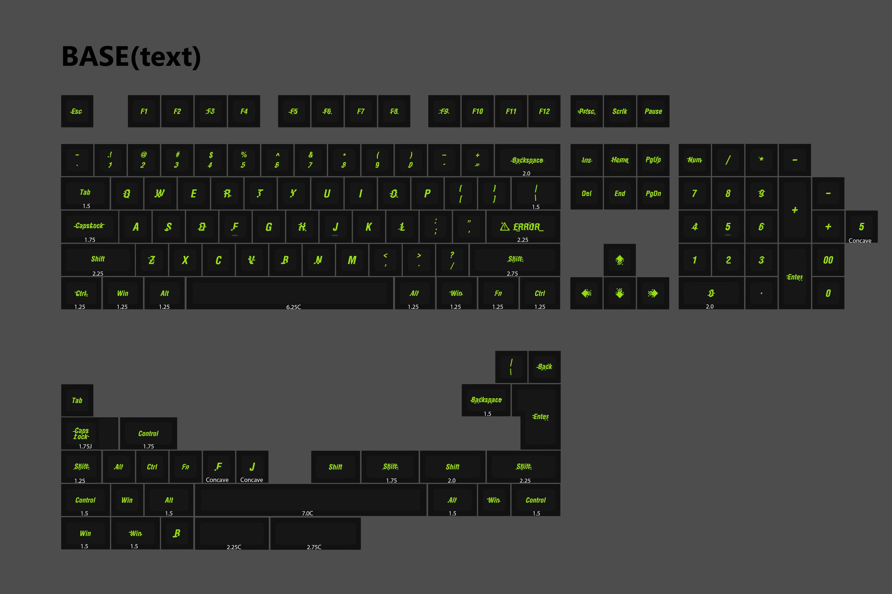 404 Error KAM Profile Keycaps