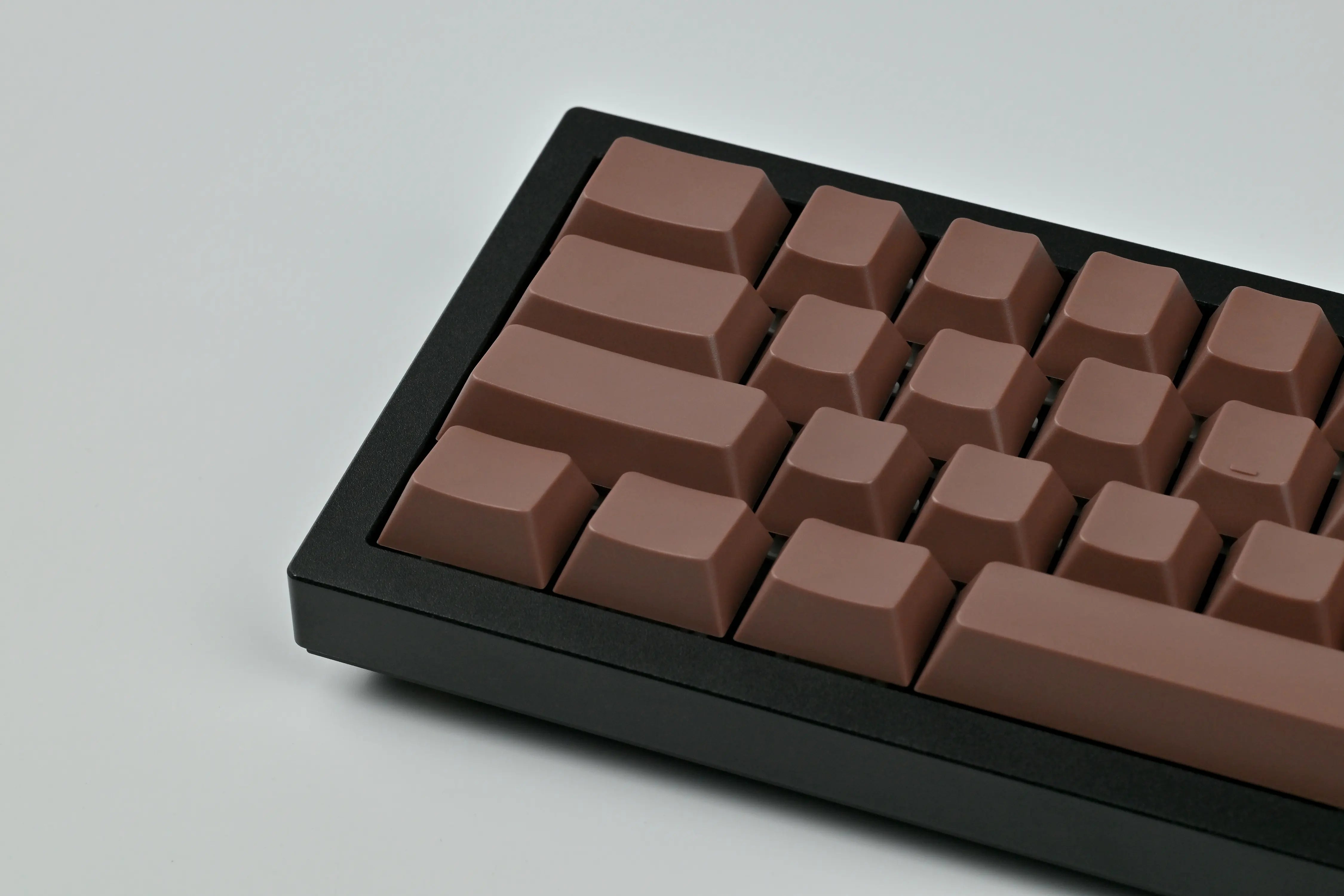 Keyreative ABS Cherry Profile Brown Blank Keycaps