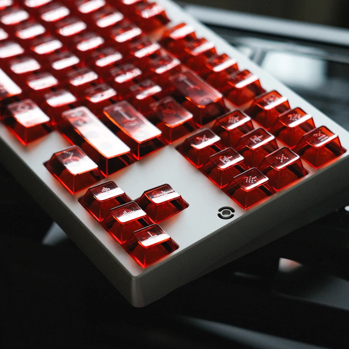 Asimov Cherry Profile Transparent Keycaps|Keyreative