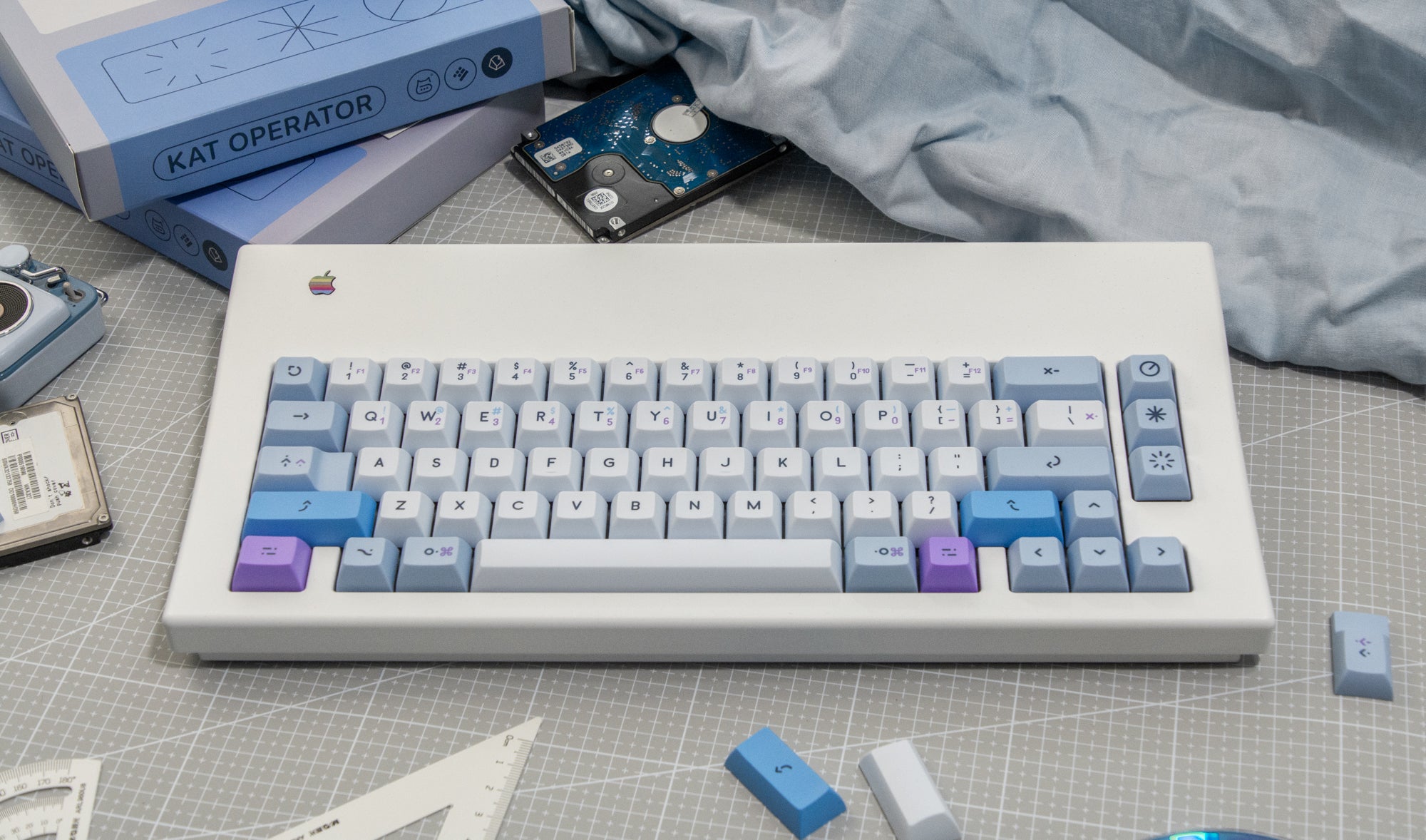 KAT Operator Thickened Double Shot PBT Keycaps Designed by Biip