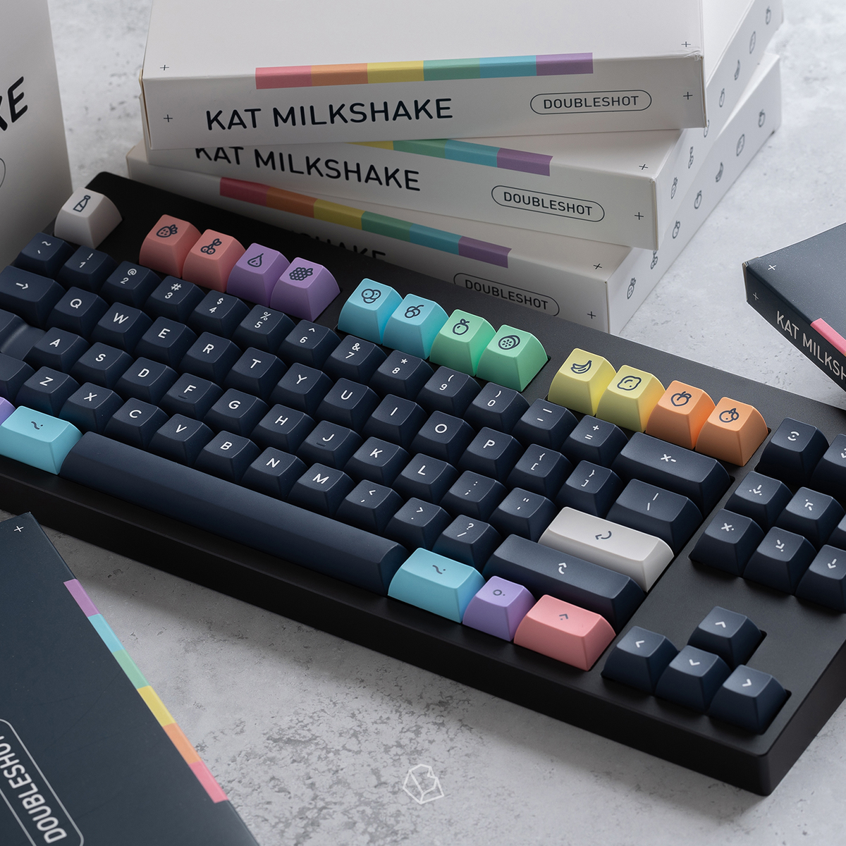 キーボード KAT Milkshake Keycaps Dark Nomad キーボード KAT Milkshake Keycaps Dark Nomad KAT Milkshake