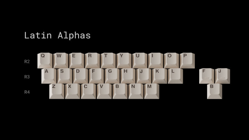 KCH War maiden PBT Keyaps-Latin_Alphas