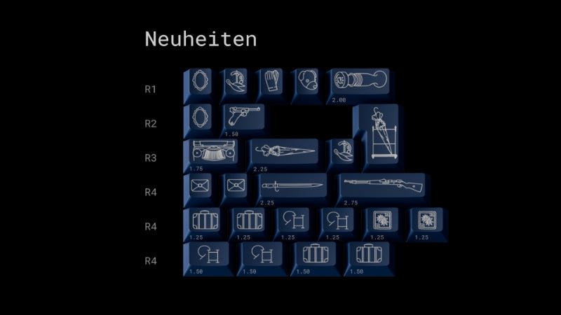 KCH War maiden PBT Keyaps-Neuheiten