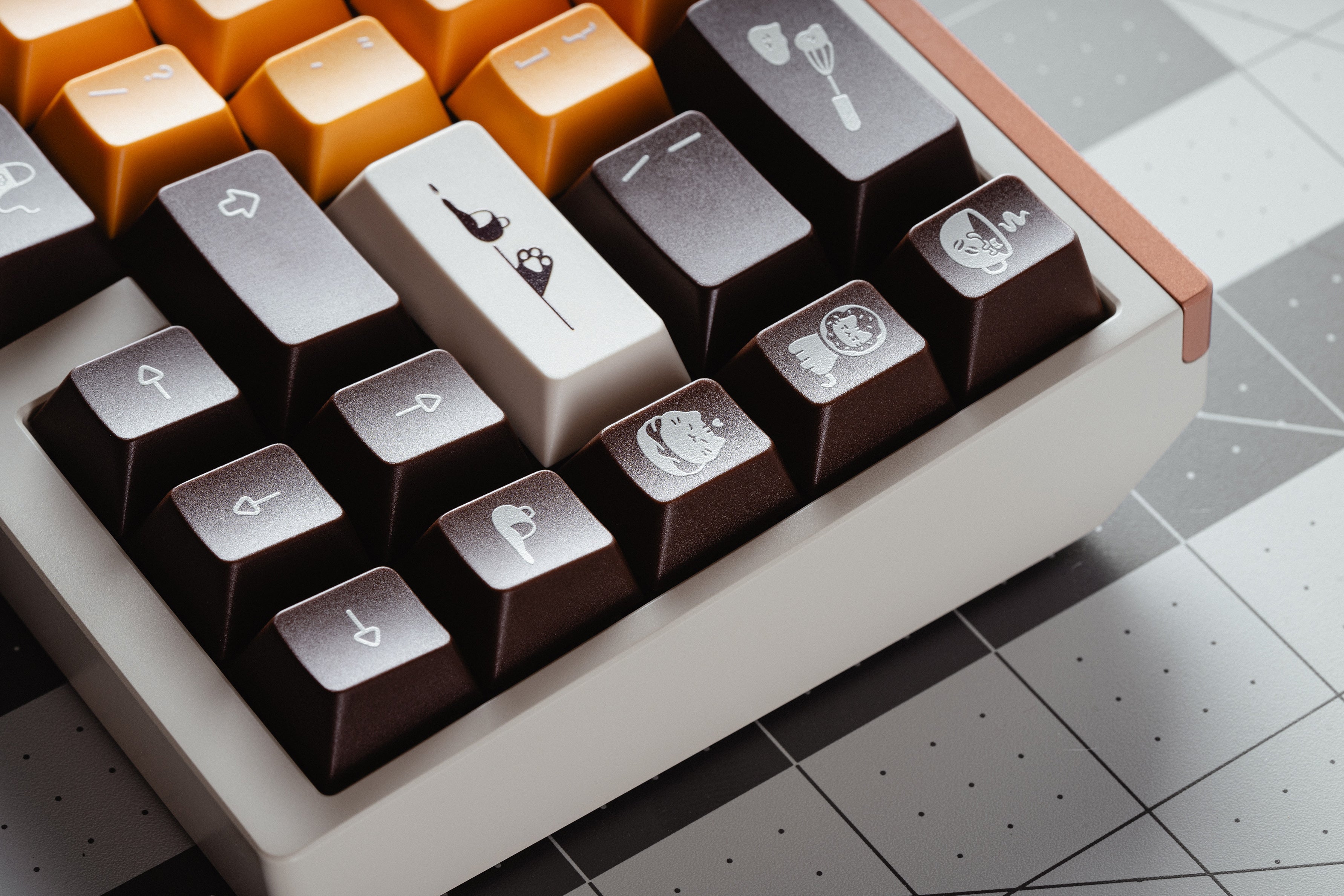 Nekoccino ABS Cherry Profile Keycaps