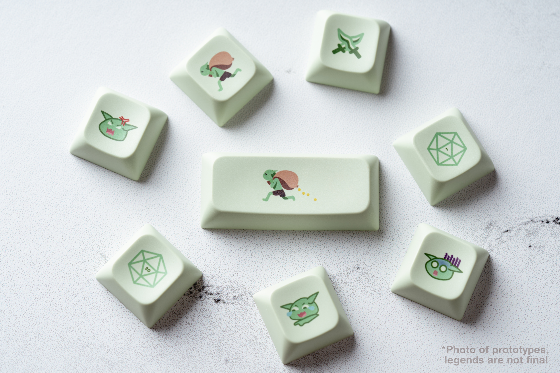 PBS Goblin Mode Keycaps