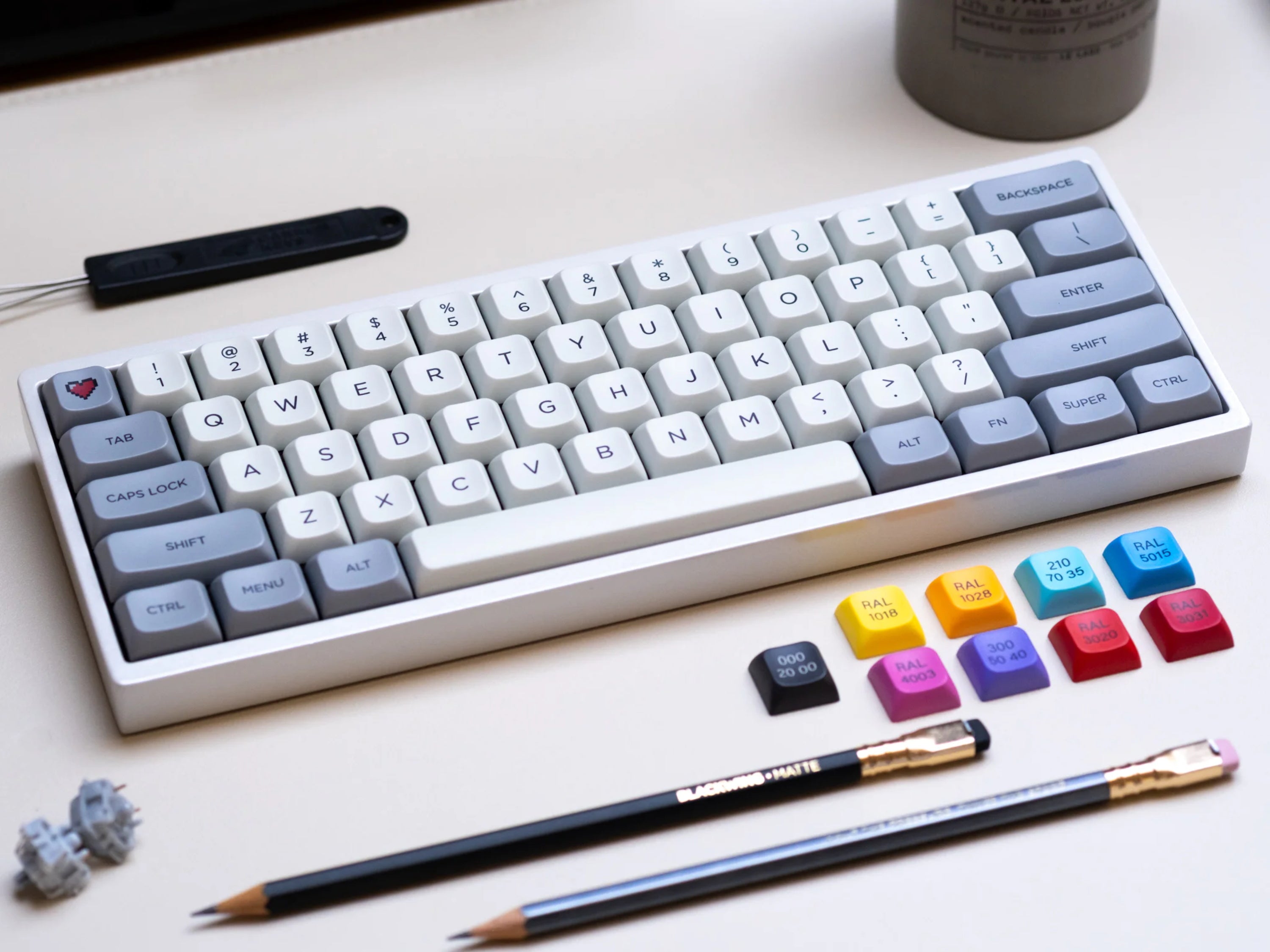 PBS Granite Keycaps