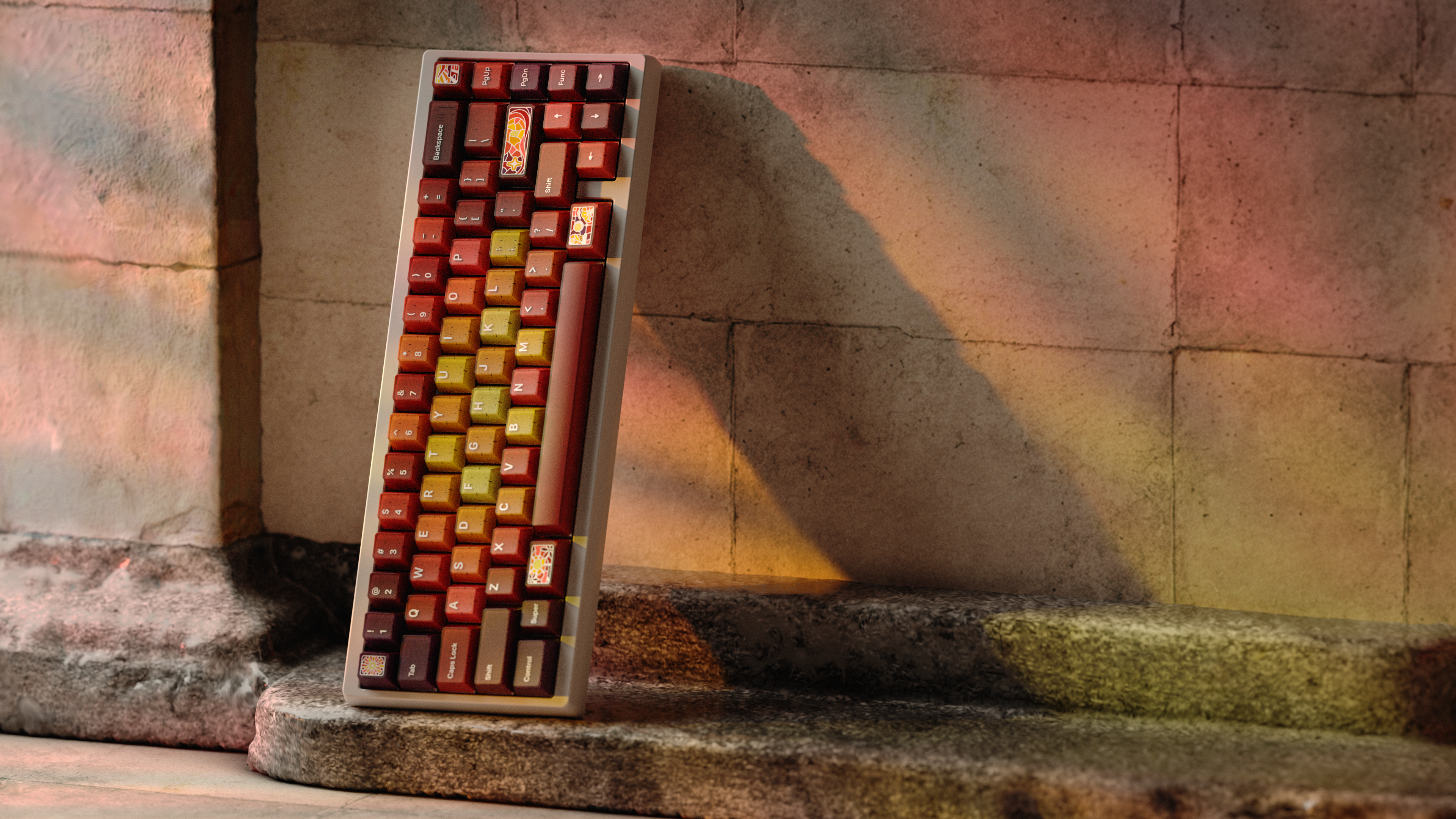 KAP Santa Llum Doubleshot Cherry Keycaps