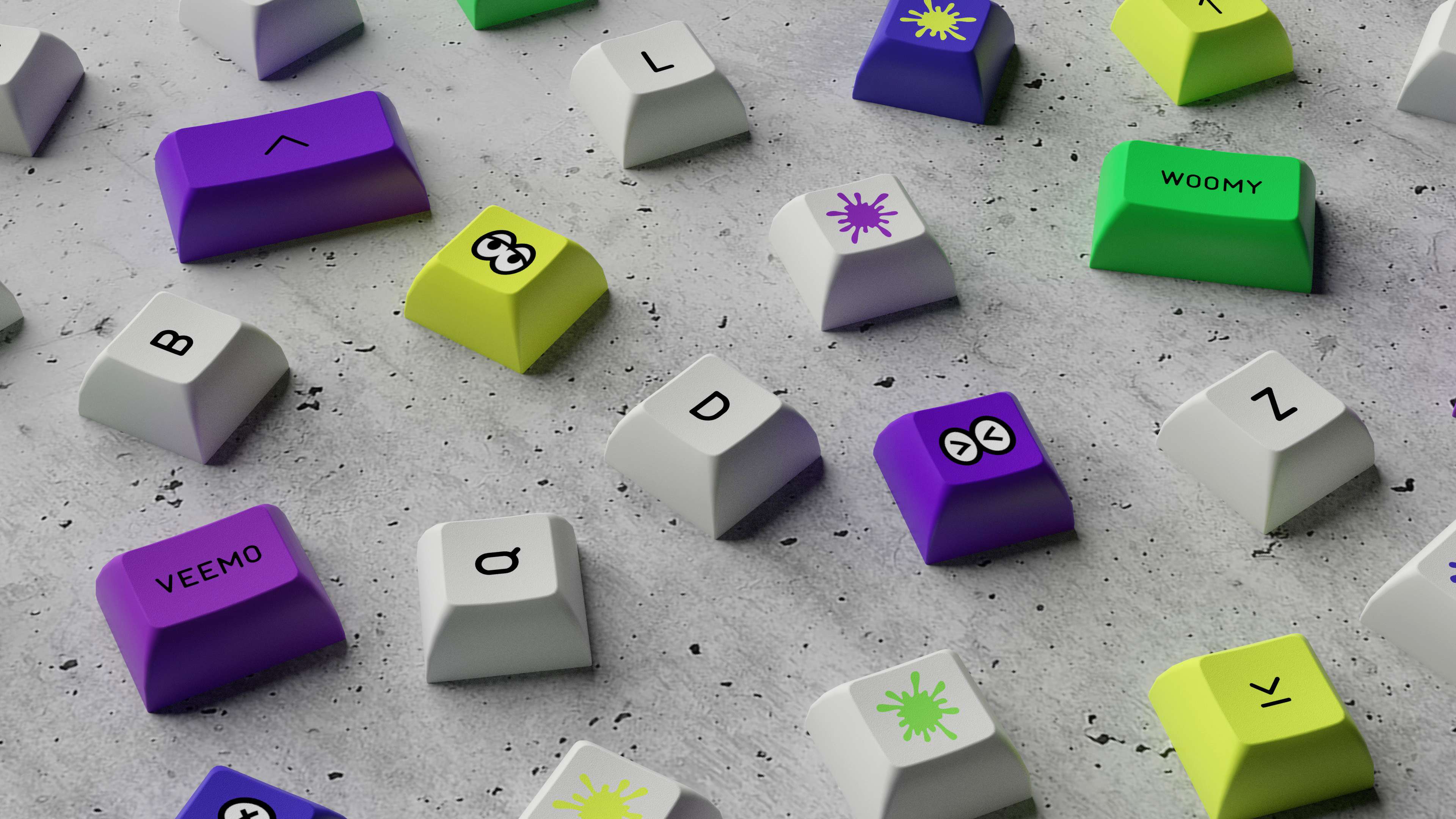 Soda Squid KAM Profile PBT Keycaps|Keyreative