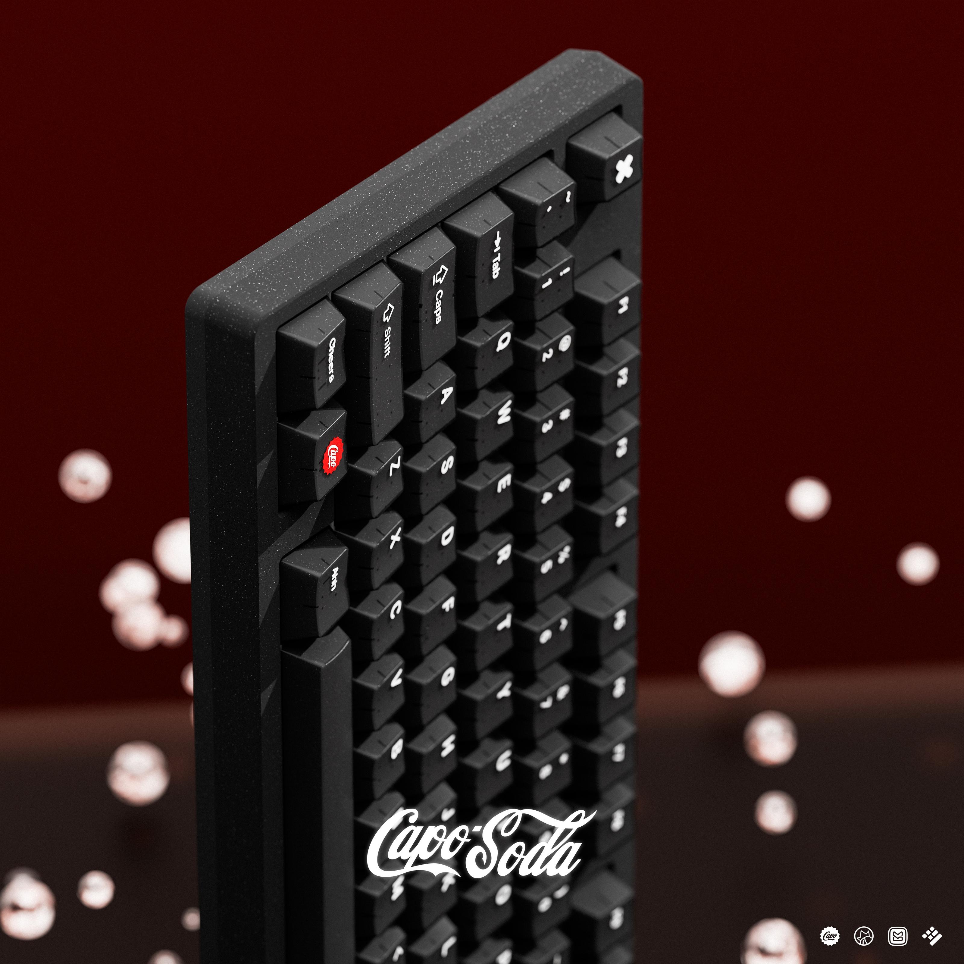 [Group-buy] KAP Capo Soda Doubleshot Cherry Profile Keycaps