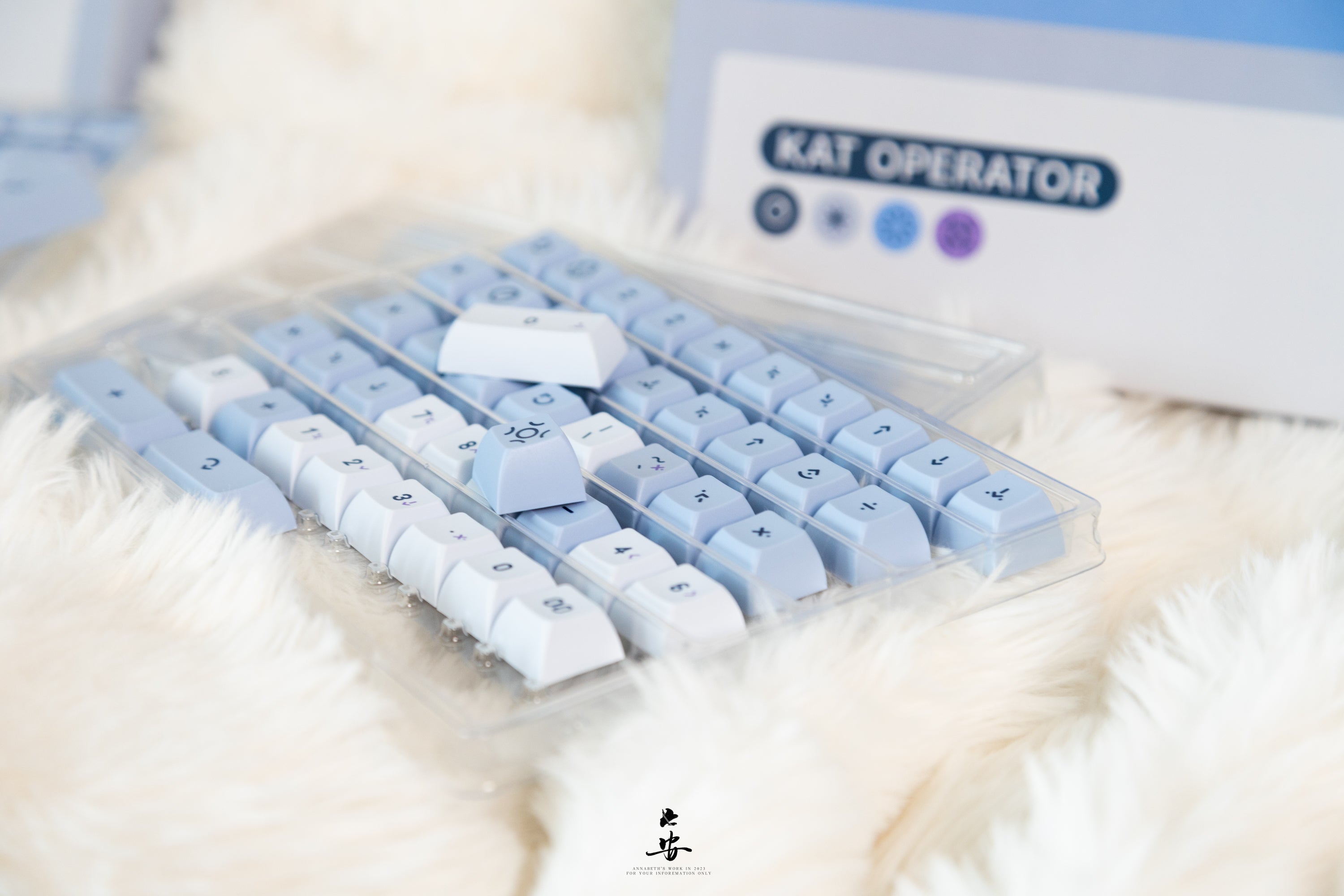 KAT Operator Thickened Double Shot PBT Keycaps|Keyreative