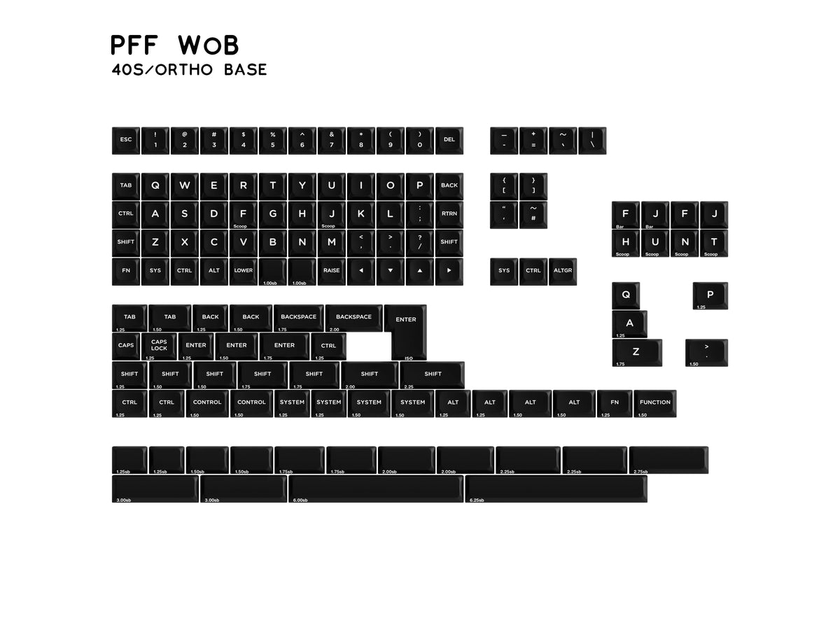 PFF WOB Keycaps